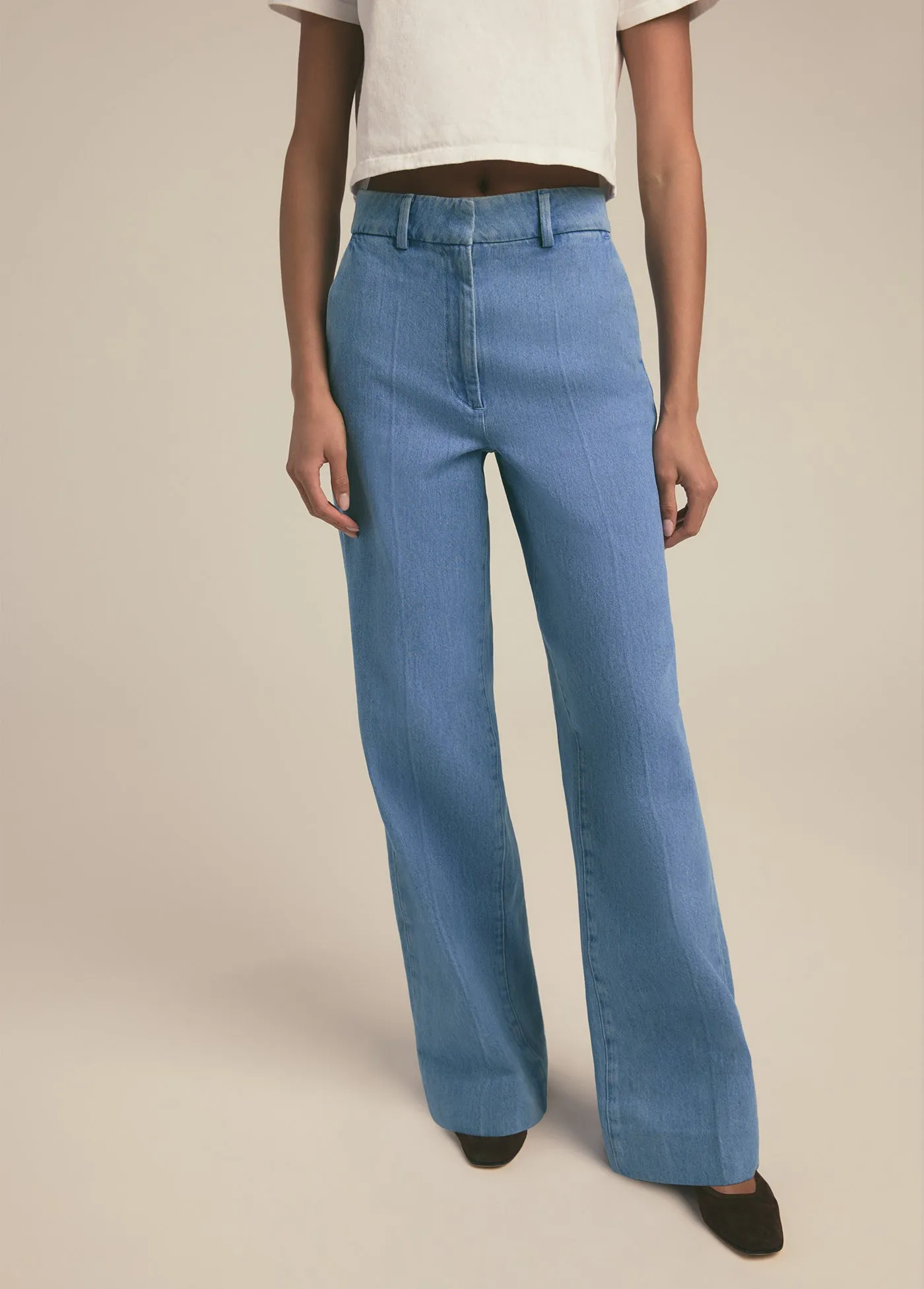 THE FIONA DENIM TROUSER sold by Favorite Daughter product image thumbnail 2