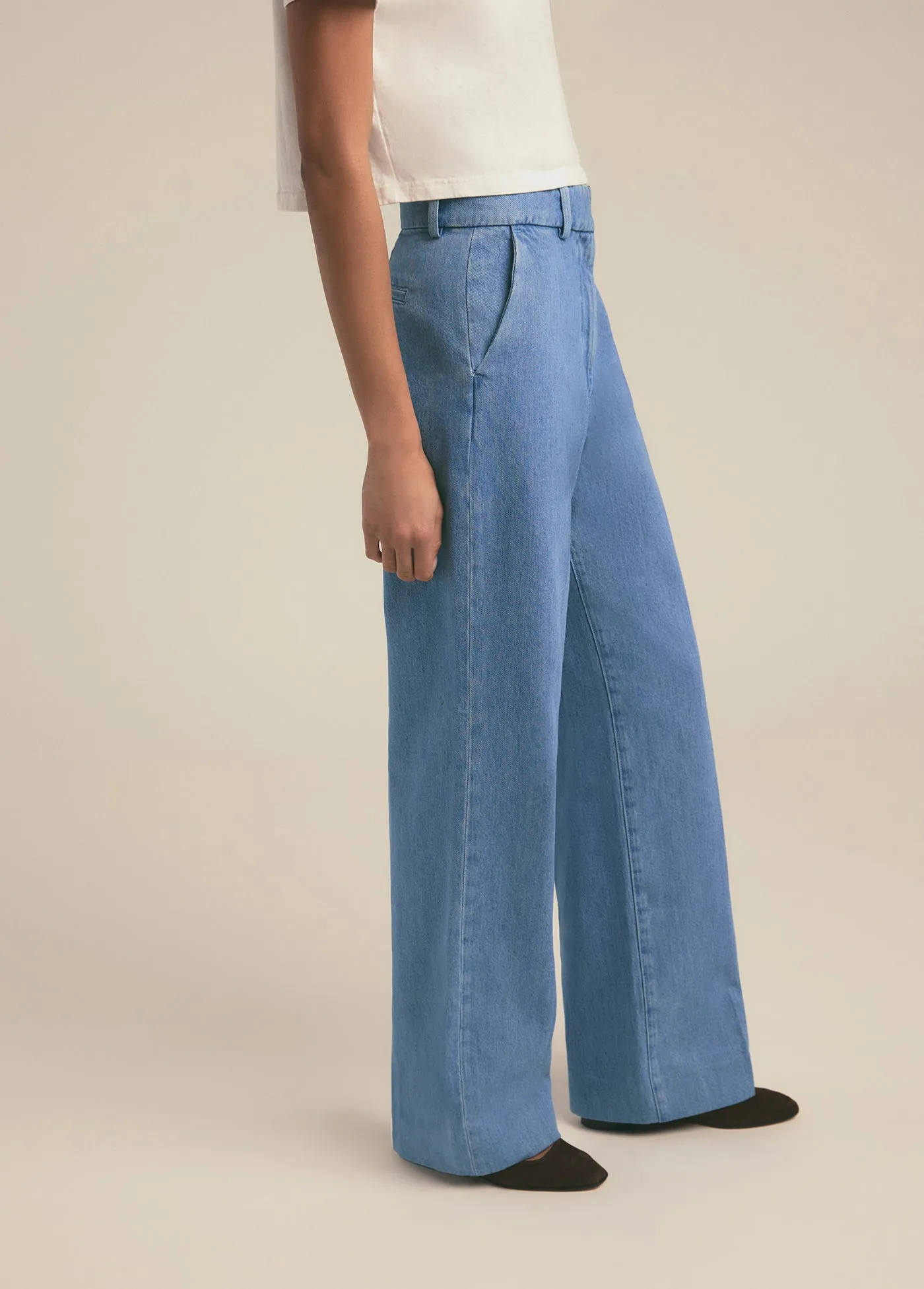 THE FIONA DENIM TROUSER sold by Favorite Daughter product image thumbnail 5