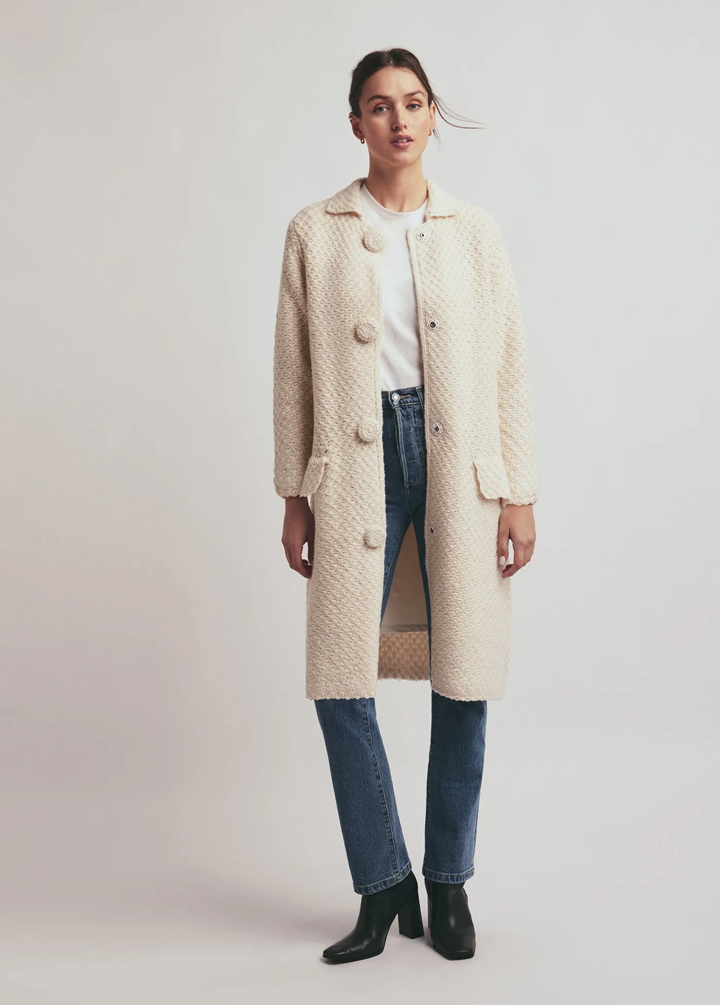 THE CROCHET COAT sold by Favorite Daughter product image thumbnail 5