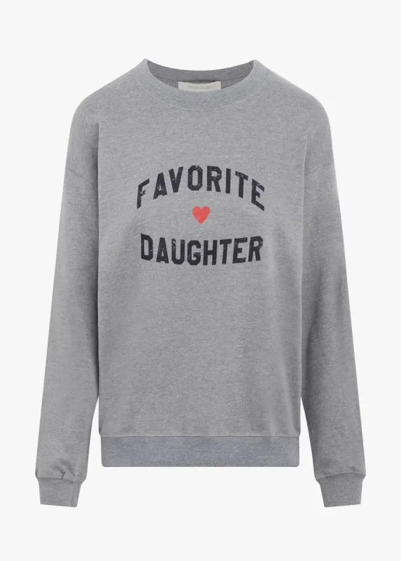 FAVORITE DAUGHTER HEART LOGO SWEATSHIRT sold by Favorite Daughter