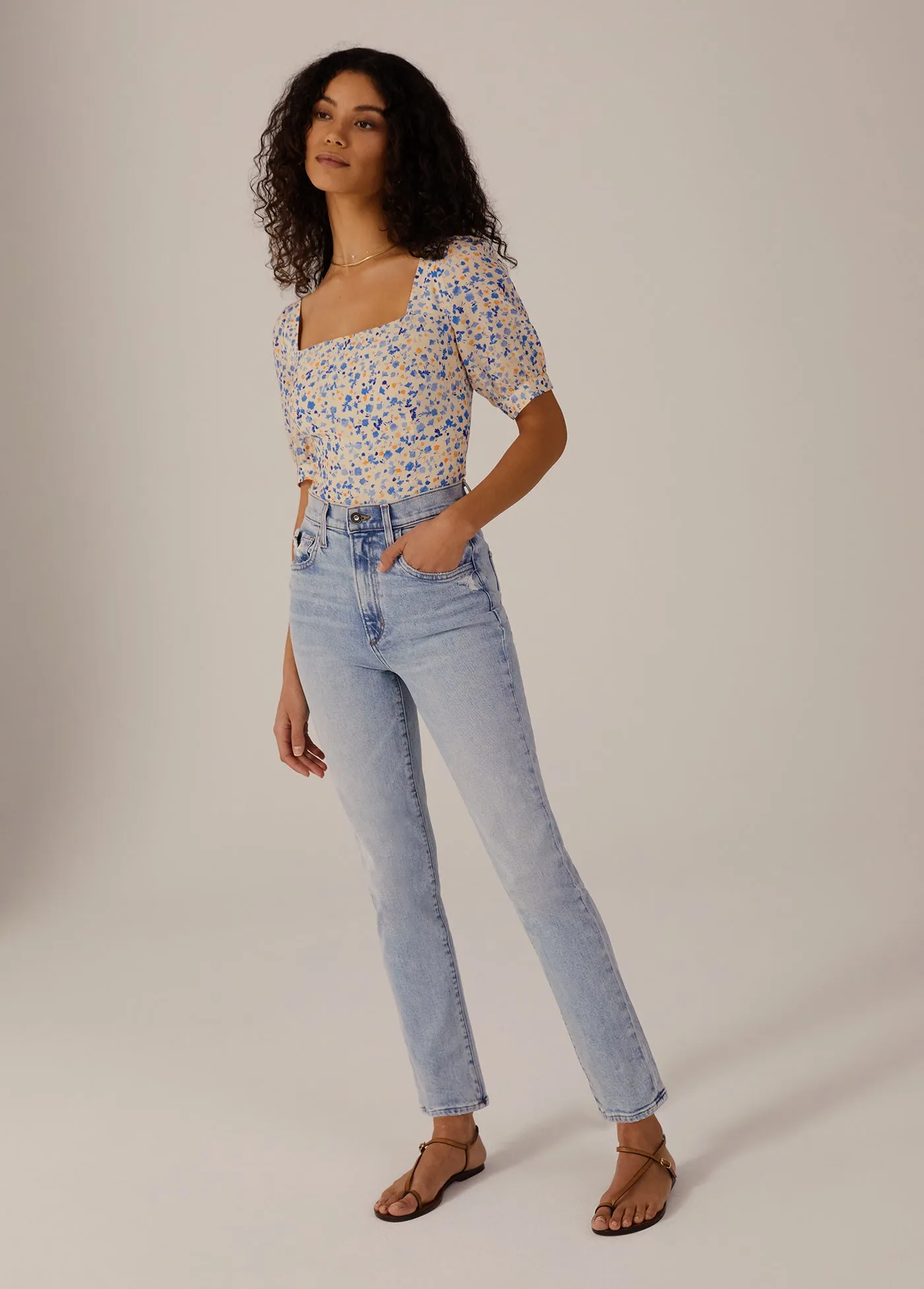 THE VALENTINA SUPER HIGH RISE CIGARETTE ANKLE sold by Favorite Daughter