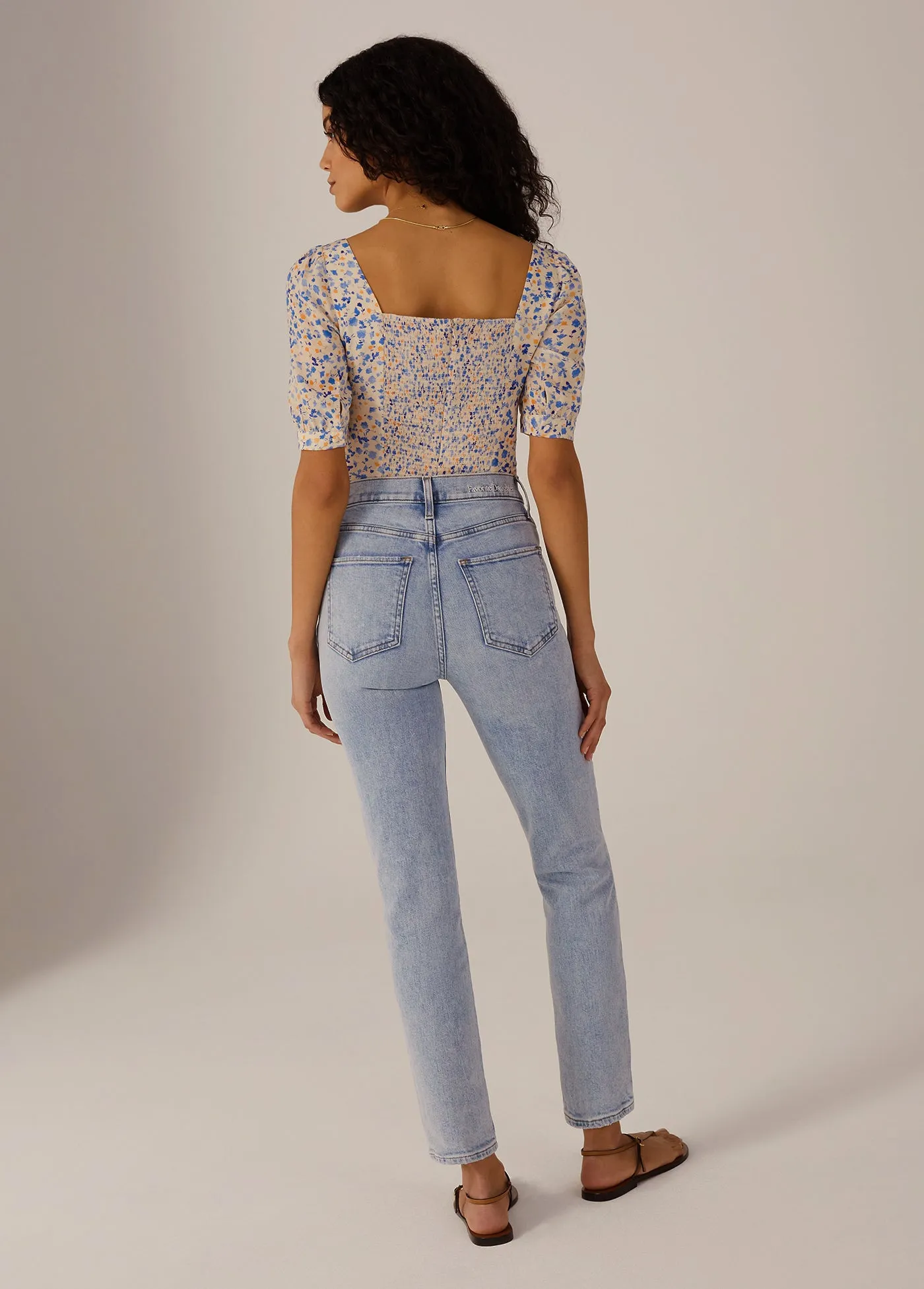 THE VALENTINA SUPER HIGH RISE CIGARETTE ANKLE sold by Favorite Daughter product image thumbnail 3