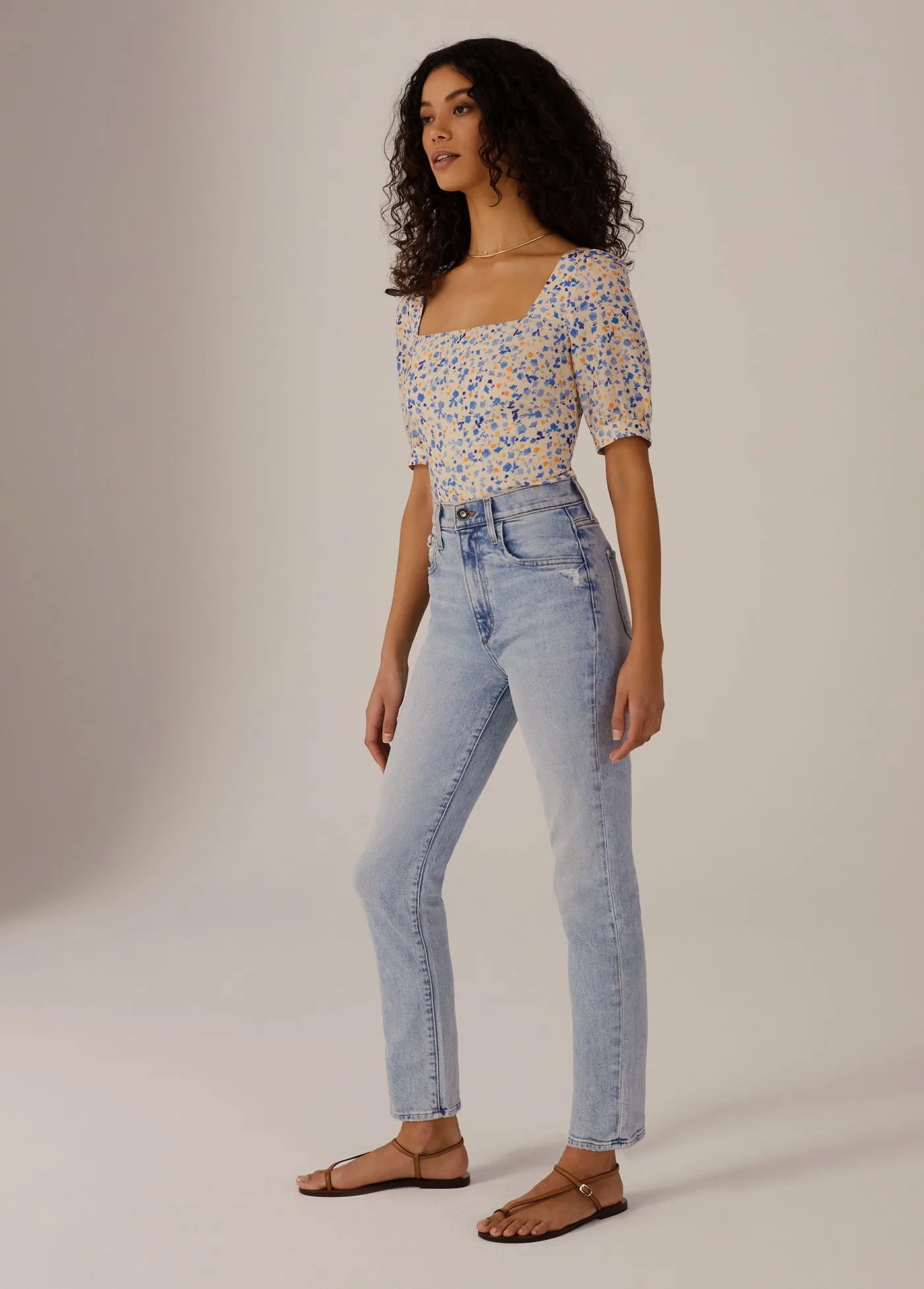 THE VALENTINA SUPER HIGH RISE CIGARETTE ANKLE sold by Favorite Daughter product image thumbnail 2