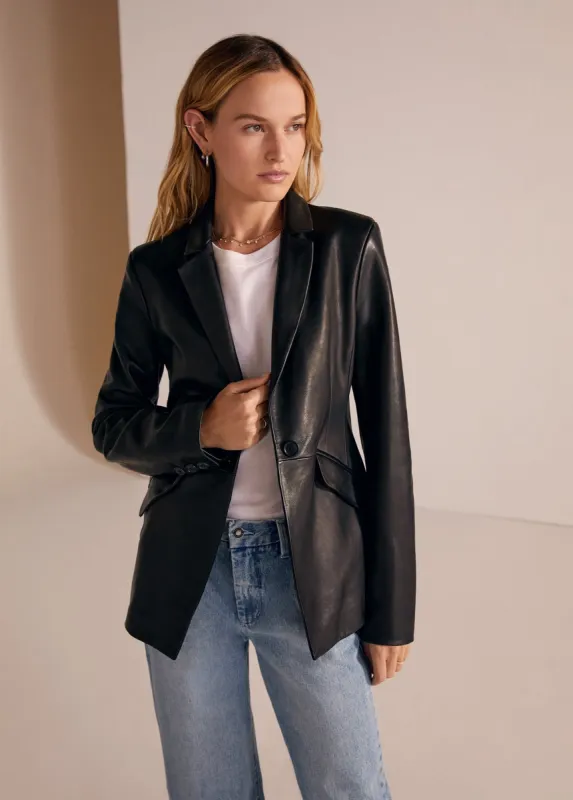 THE LEATHER FAVORITE BLAZER sold by Favorite Daughter