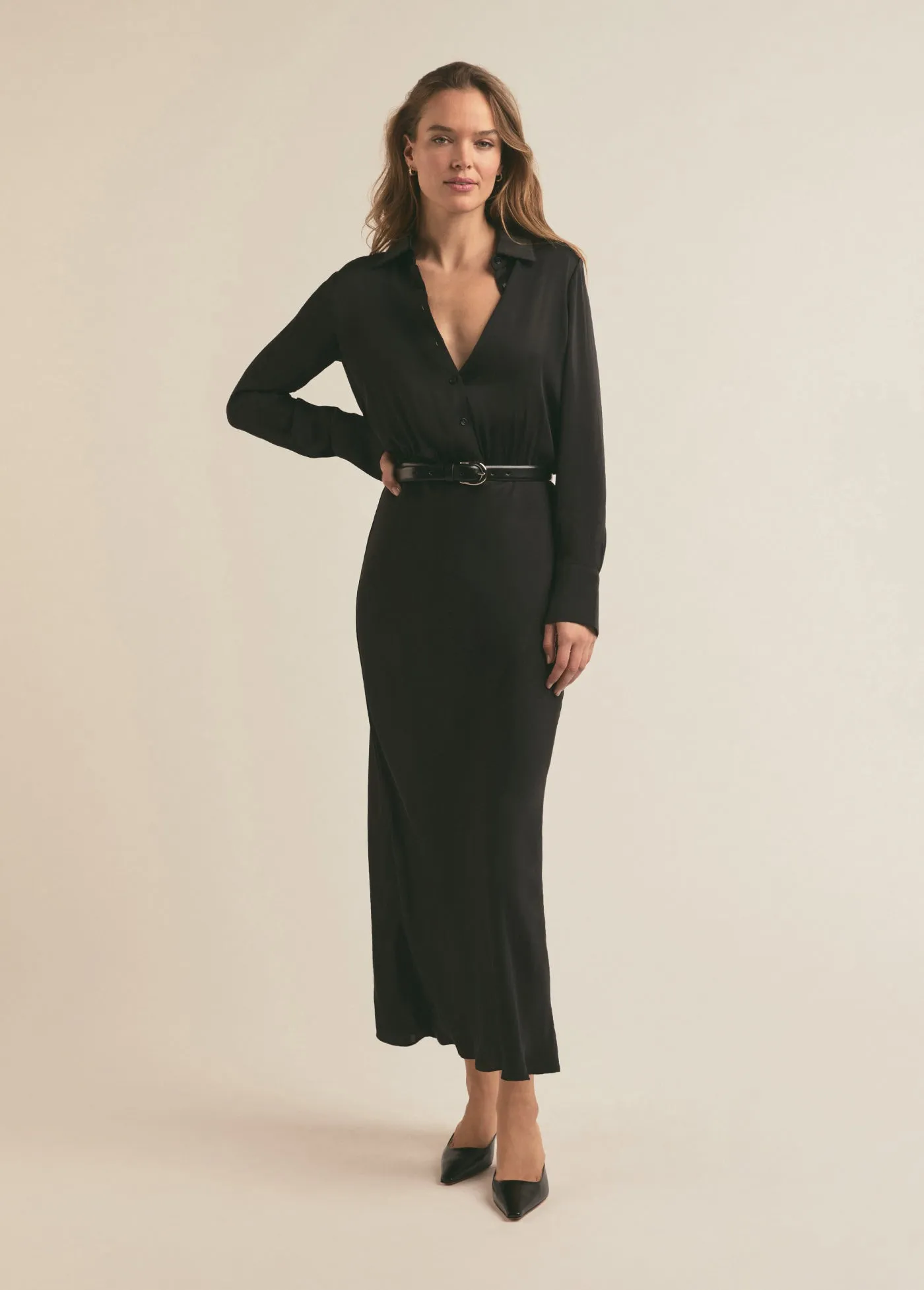 THE TAKE ME SERIOUSLY LONG DRESS sold by Favorite Daughter product image thumbnail 2