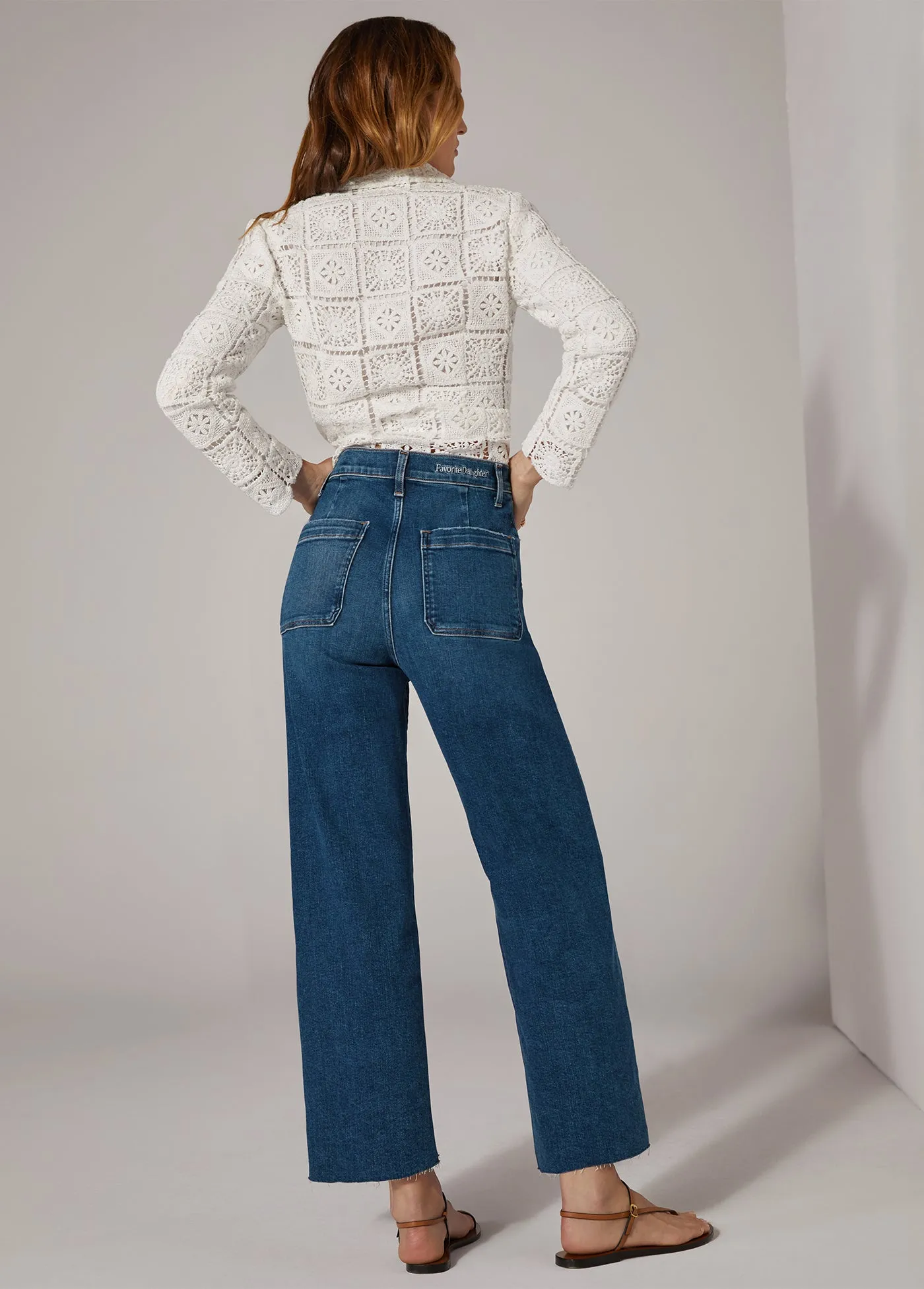 THE MISCHA SUPER HIGH RISE WIDE LEG ANKLE sold by Favorite Daughter product image thumbnail 3