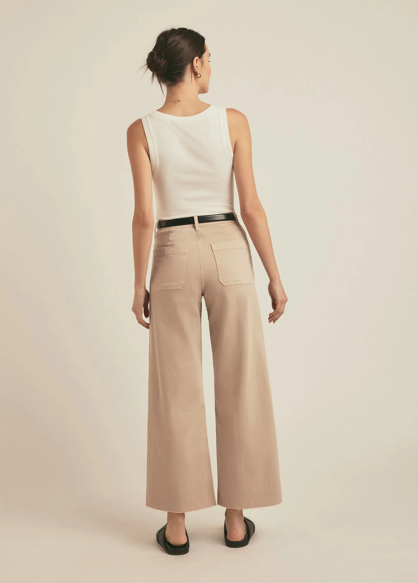 THE MISCHA SUPER HIGH RISE WIDE LEG ANKLE sold by Favorite Daughter product image thumbnail 5
