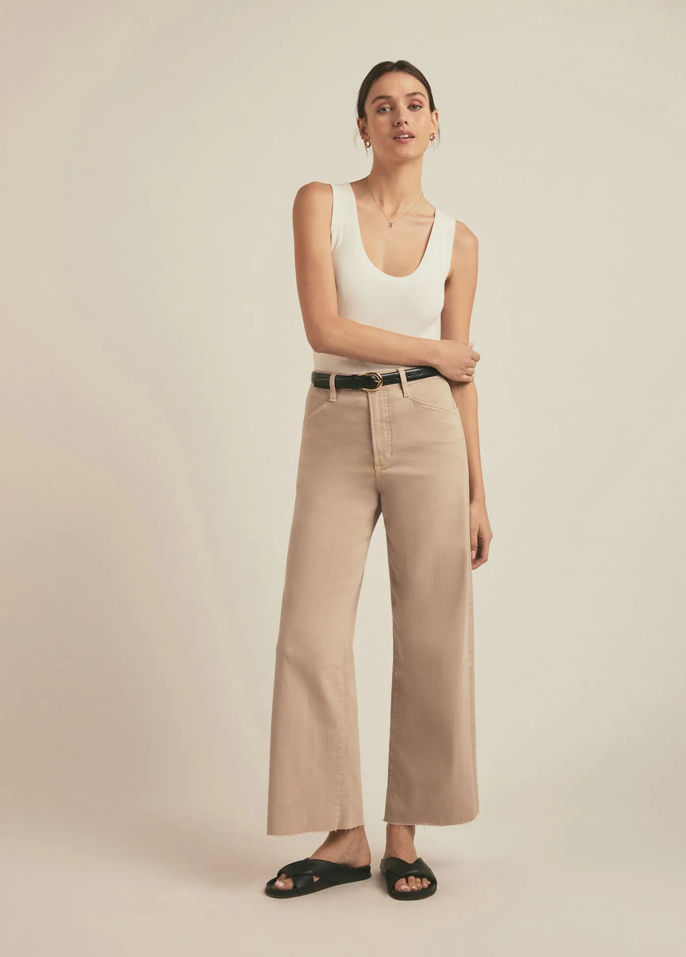 THE MISCHA SUPER HIGH RISE WIDE LEG ANKLE sold by Favorite Daughter product image thumbnail 2