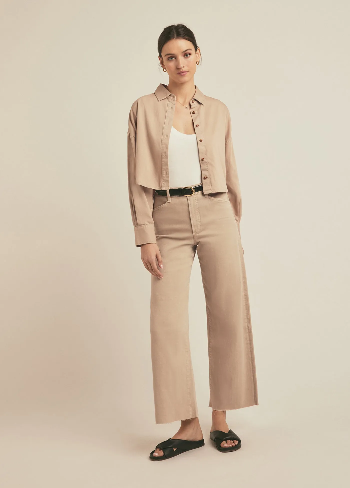 THE MISCHA SUPER HIGH RISE WIDE LEG ANKLE sold by Favorite Daughter product image thumbnail 3