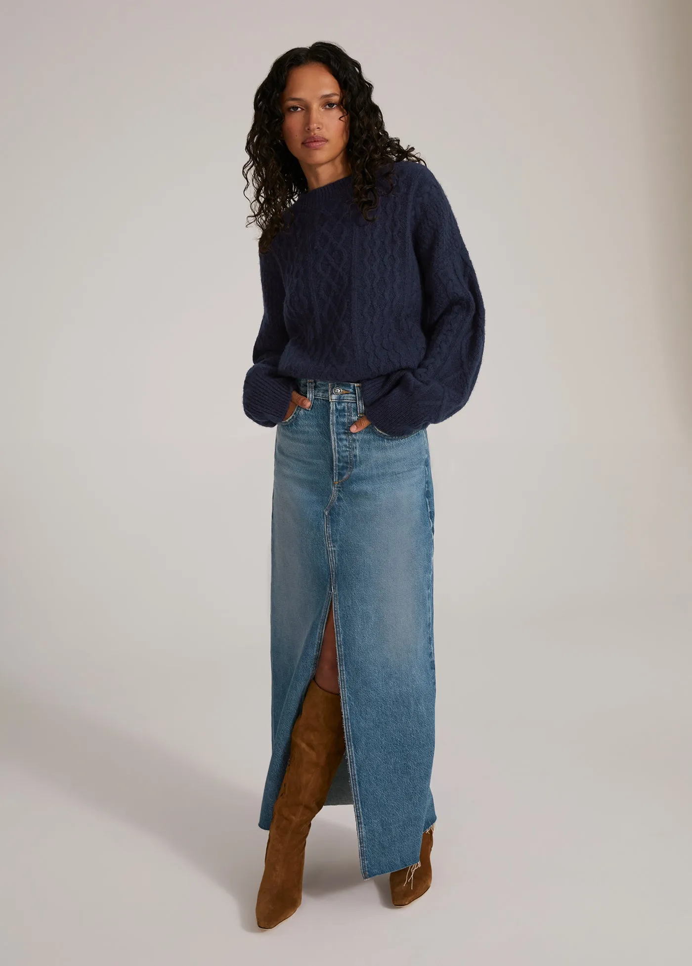 THE OVERSIZED CABLE SWEATER sold by Favorite Daughter