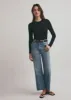 THE MISCHA SUPER HIGH RISE WIDE LEG ANKLE sold by Favorite Daughter