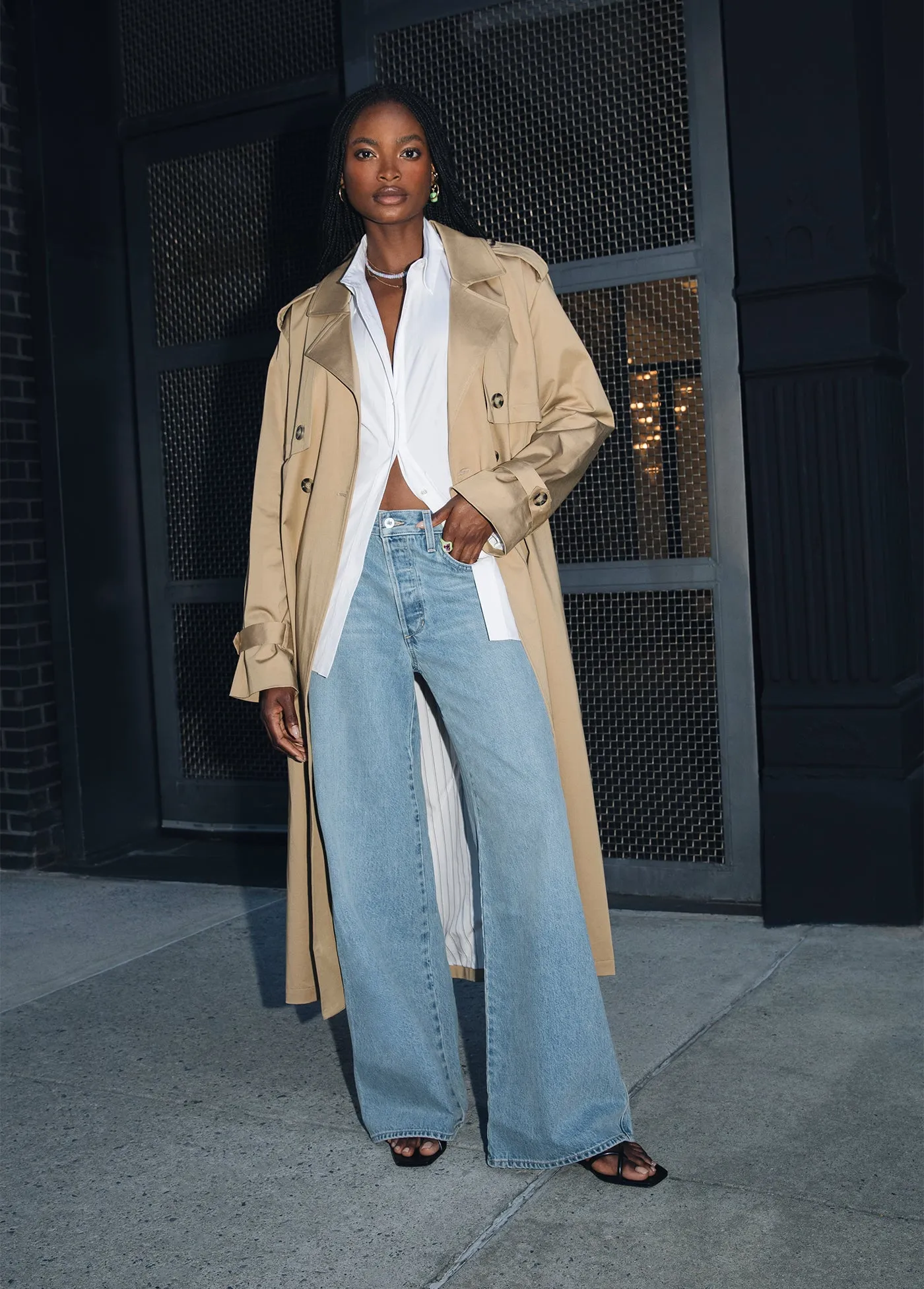 THE OLLIE LOW RISE ULTIMATE BAGGY WIDE LEG sold by Favorite Daughter product image thumbnail 5