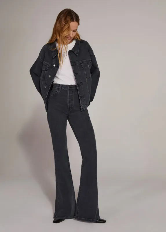 THE VALENTINA SUPER HIGH RISE FLARE sold by Favorite Daughter