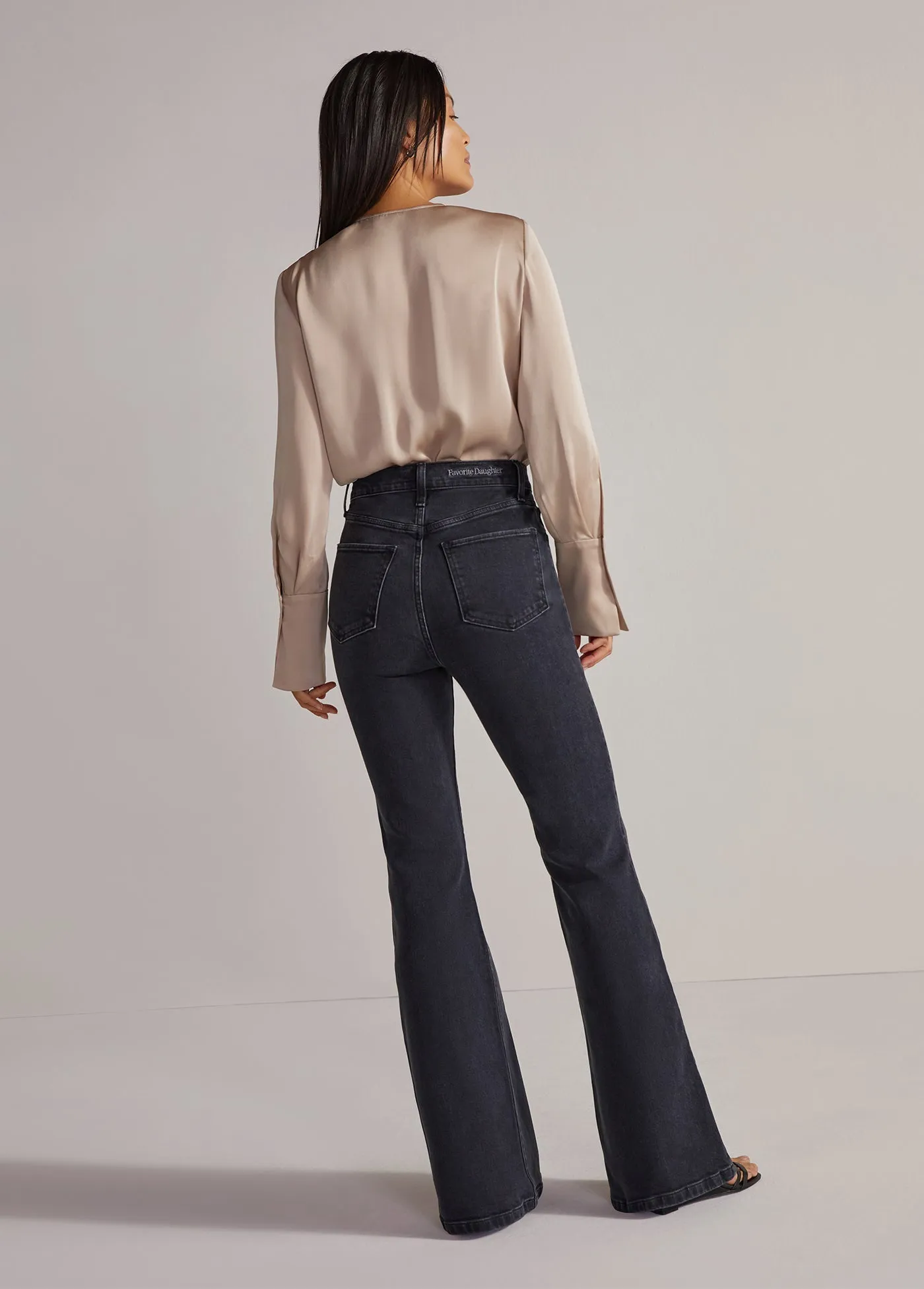 THE VALENTINA SUPER HIGH RISE FLARE sold by Favorite Daughter product image thumbnail 5