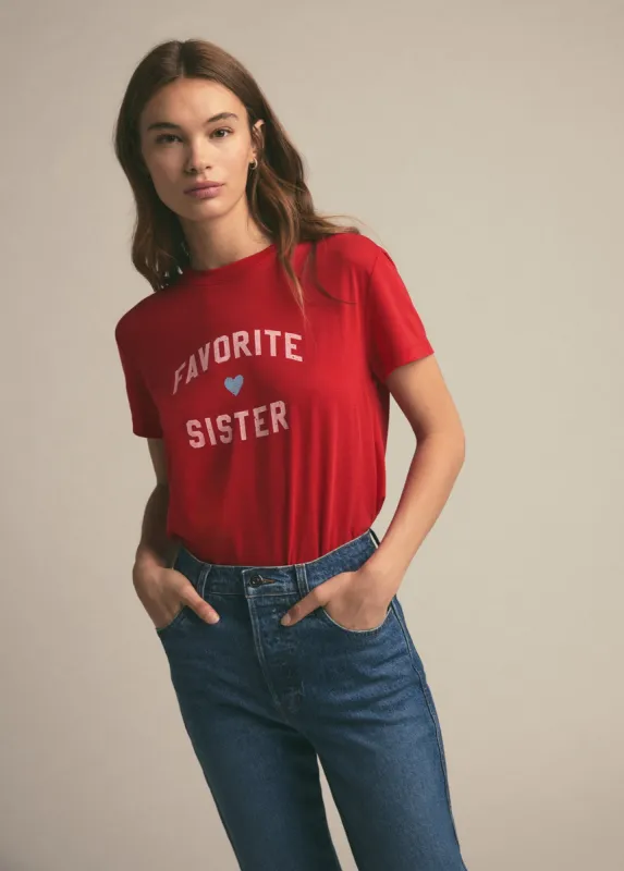 THE FAVORITE SISTER TEE sold by Favorite Daughter