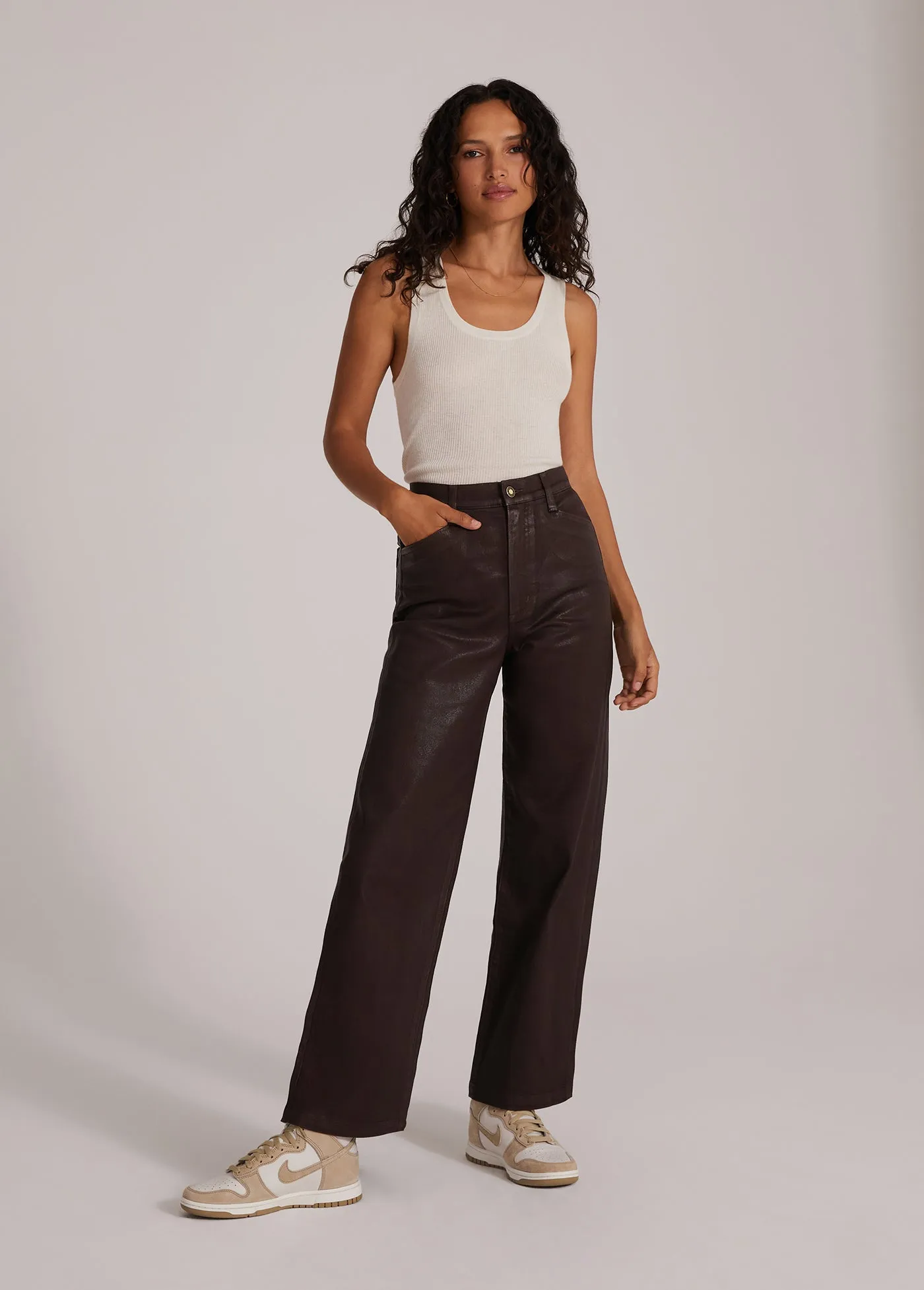 THE MISCHA SUPER HIGH RISE WIDE LEG ANKLE sold by Favorite Daughter product image thumbnail 2