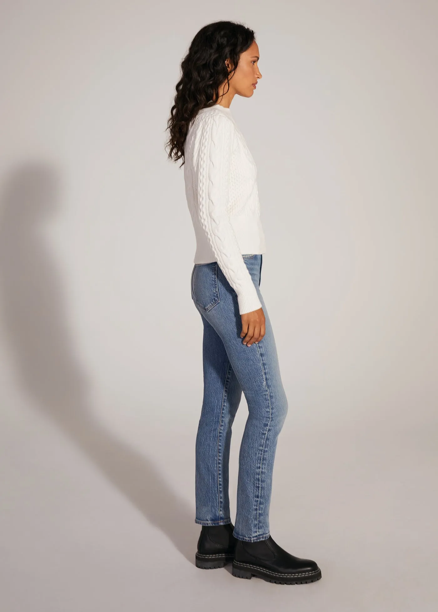 THE VALENTINA SUPER HIGH RISE CIGARETTE ANKLE sold by Favorite Daughter product image thumbnail 4