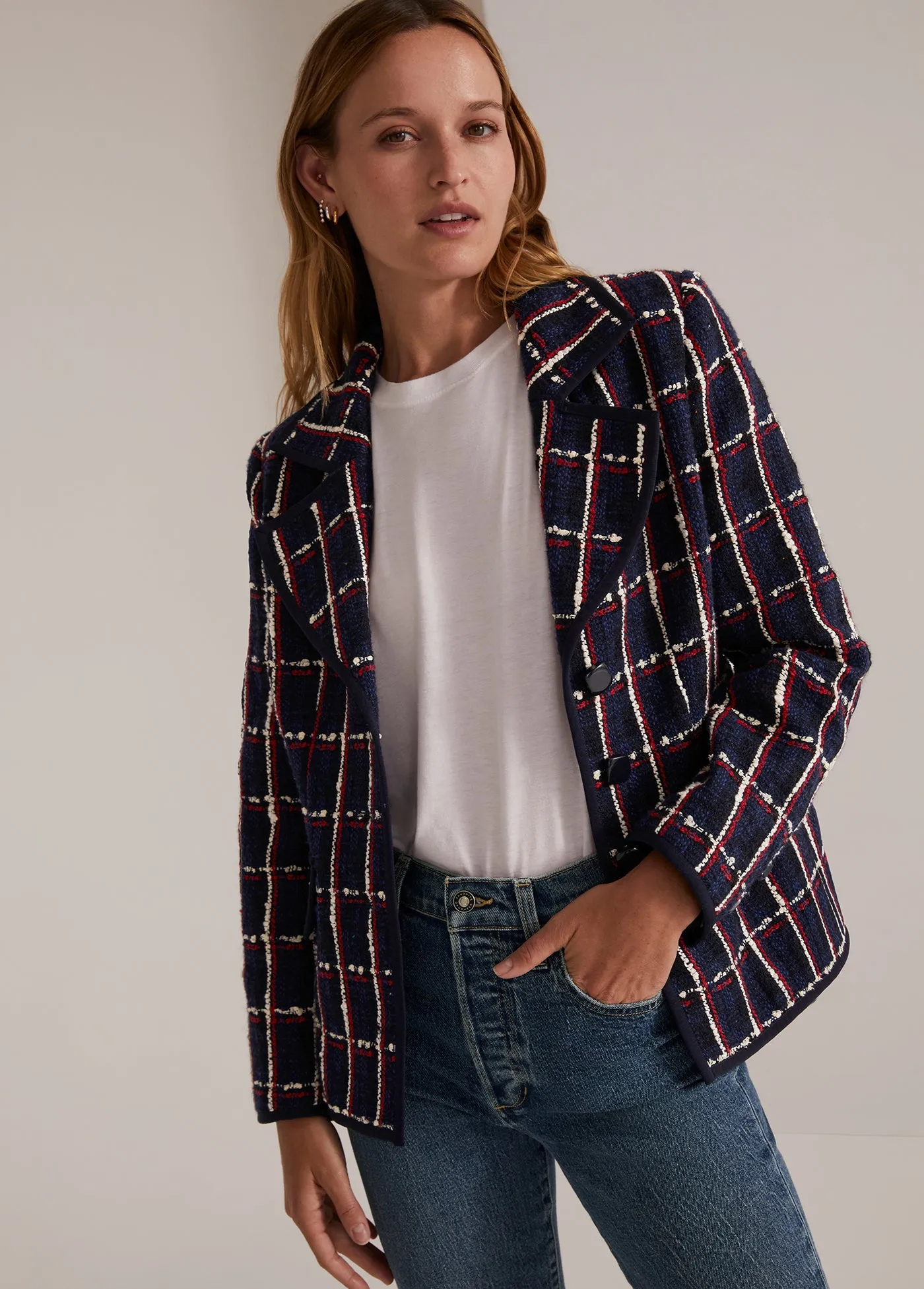THE CLASSIC TWEED JACKET sold by Favorite Daughter product image thumbnail 4