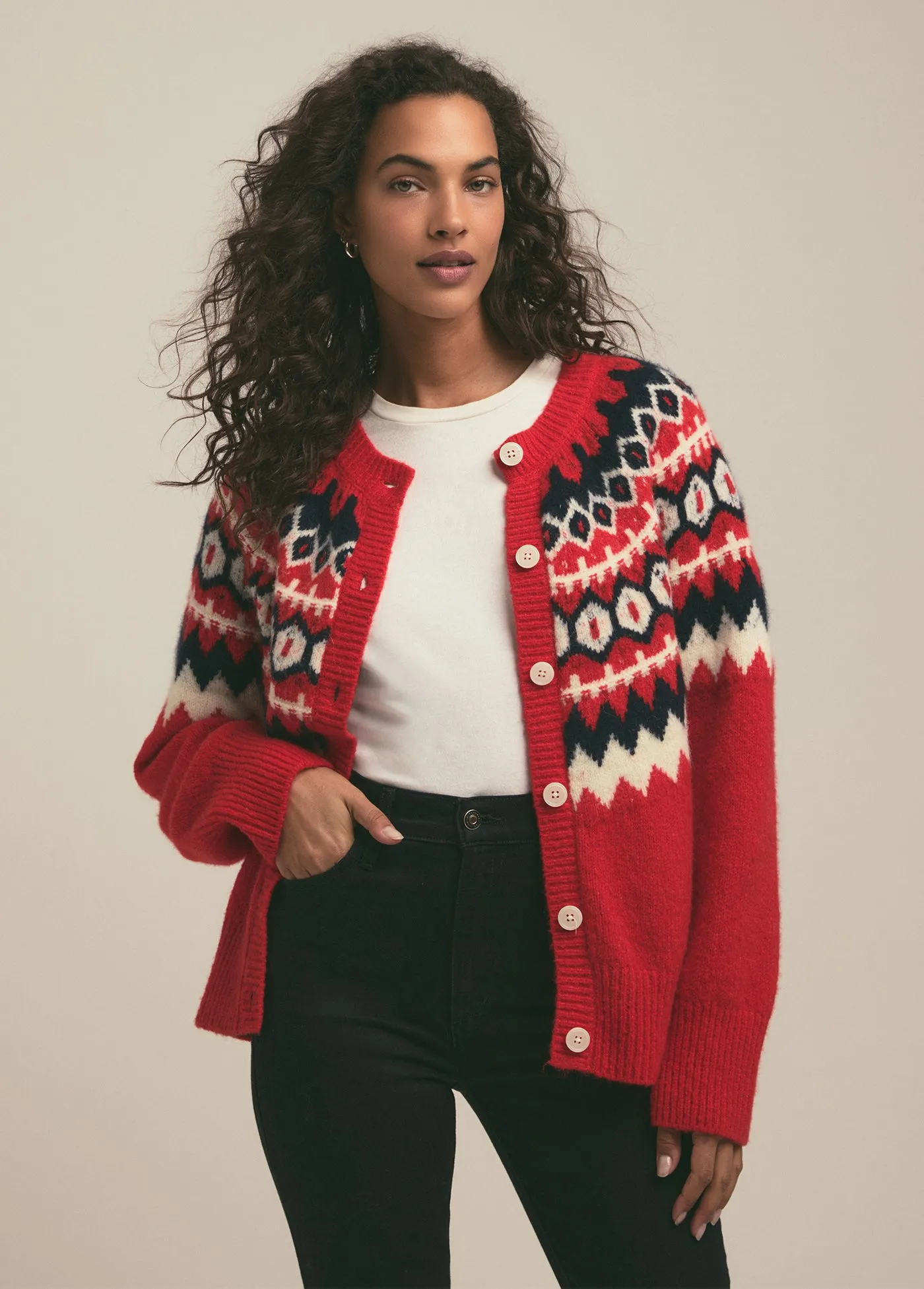 THE SNOWED IN CARDIGAN sold by Favorite Daughter