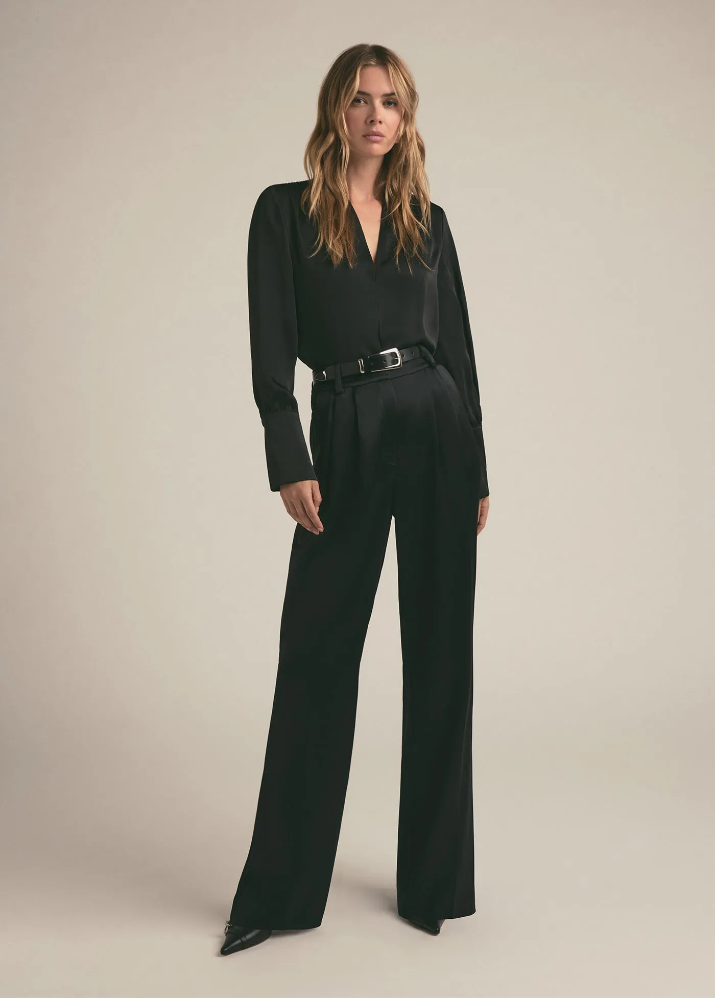 THE SATIN FAVORITE PANT sold by Favorite Daughter