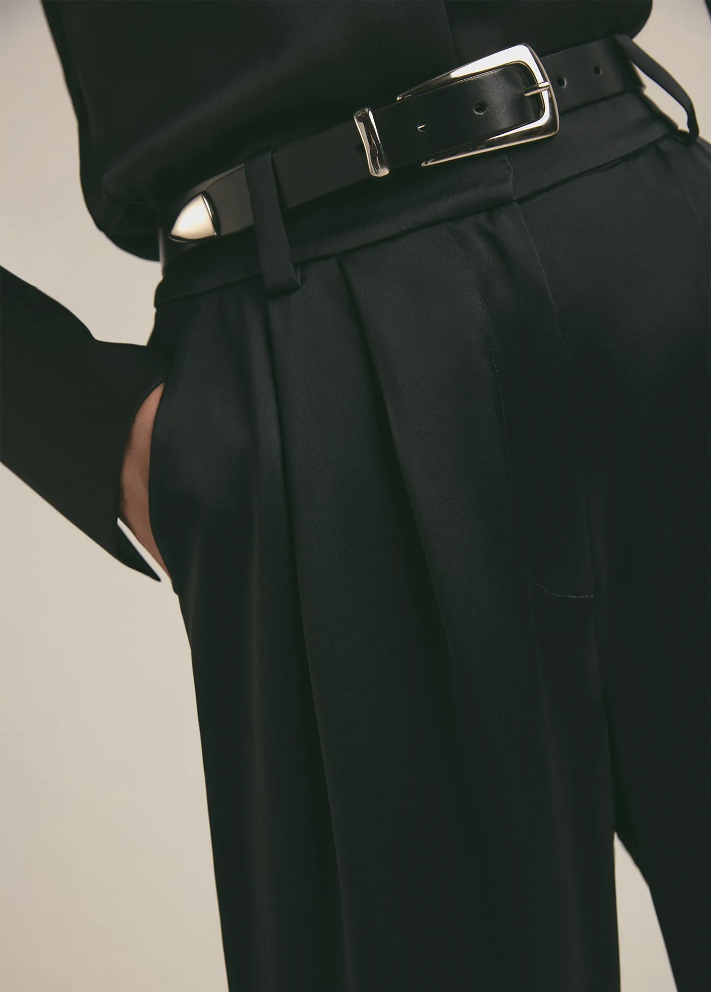 THE SATIN FAVORITE PANT sold by Favorite Daughter product image thumbnail 4