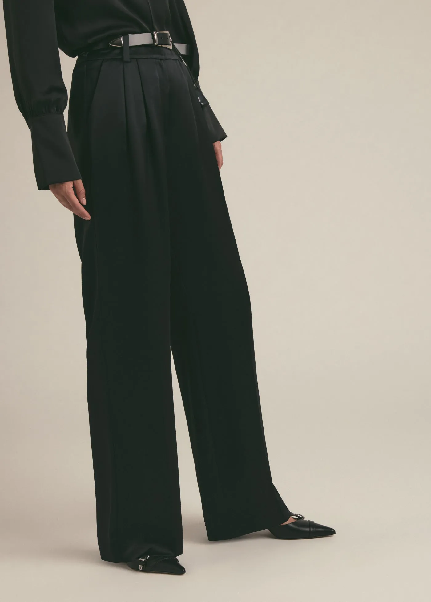 THE SATIN FAVORITE PANT sold by Favorite Daughter product image thumbnail 3