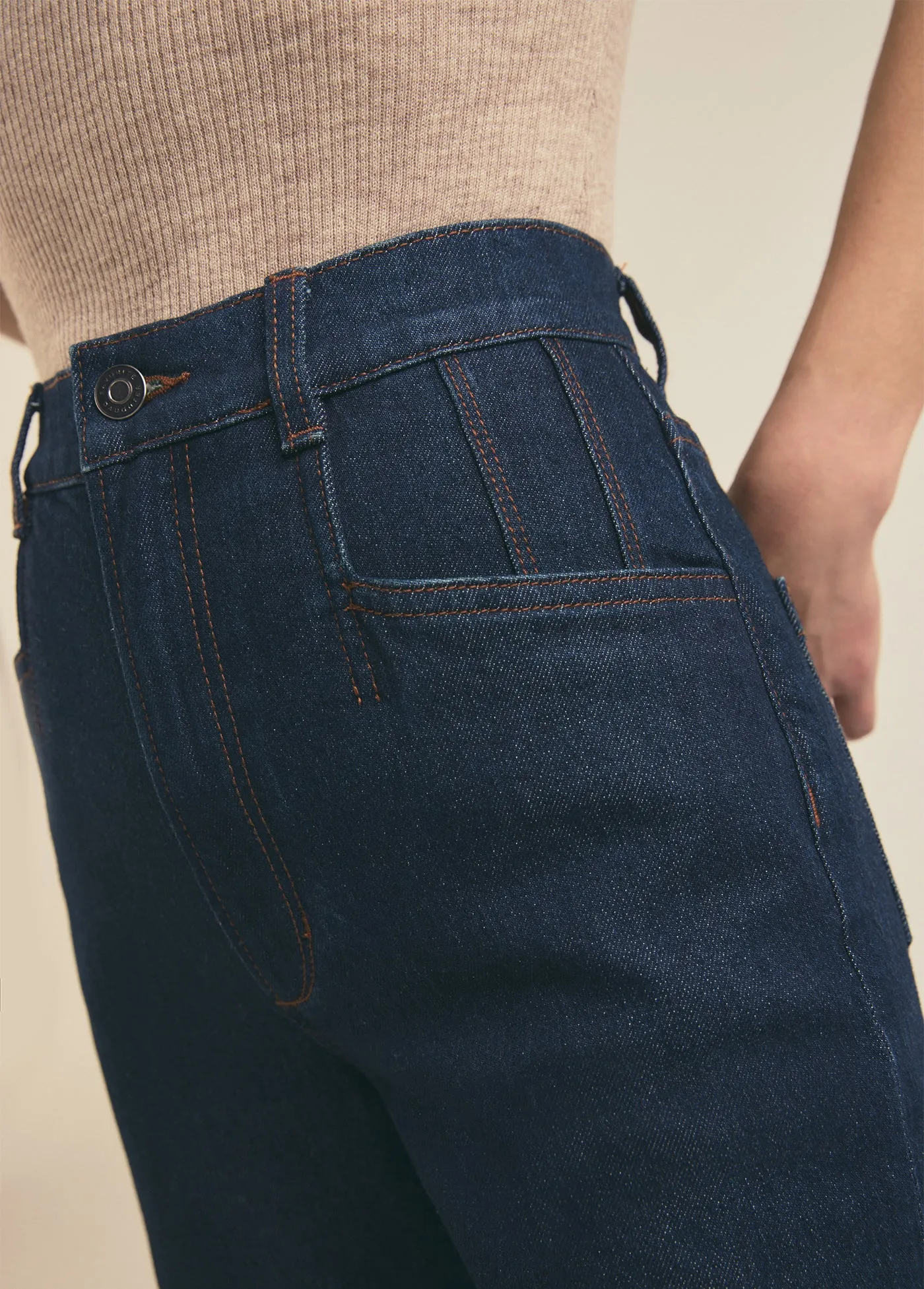 THE JORDIE SUPER HIGH RISE WIDE LEG SHORTIE sold by Favorite Daughter product image thumbnail 2