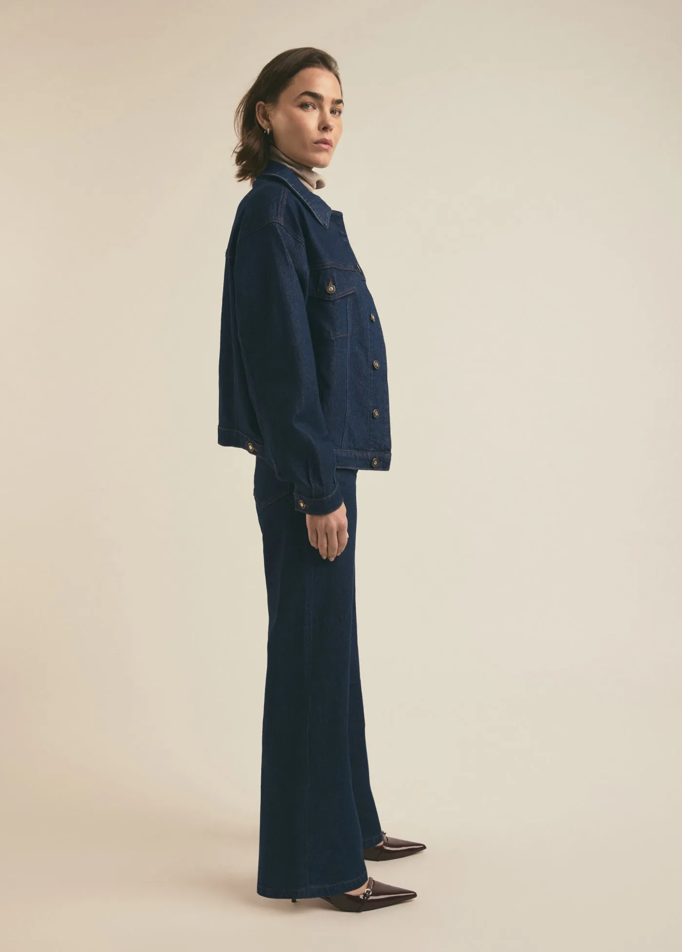 THE JORDIE SUPER HIGH RISE WIDE LEG SHORTIE sold by Favorite Daughter product image thumbnail 4