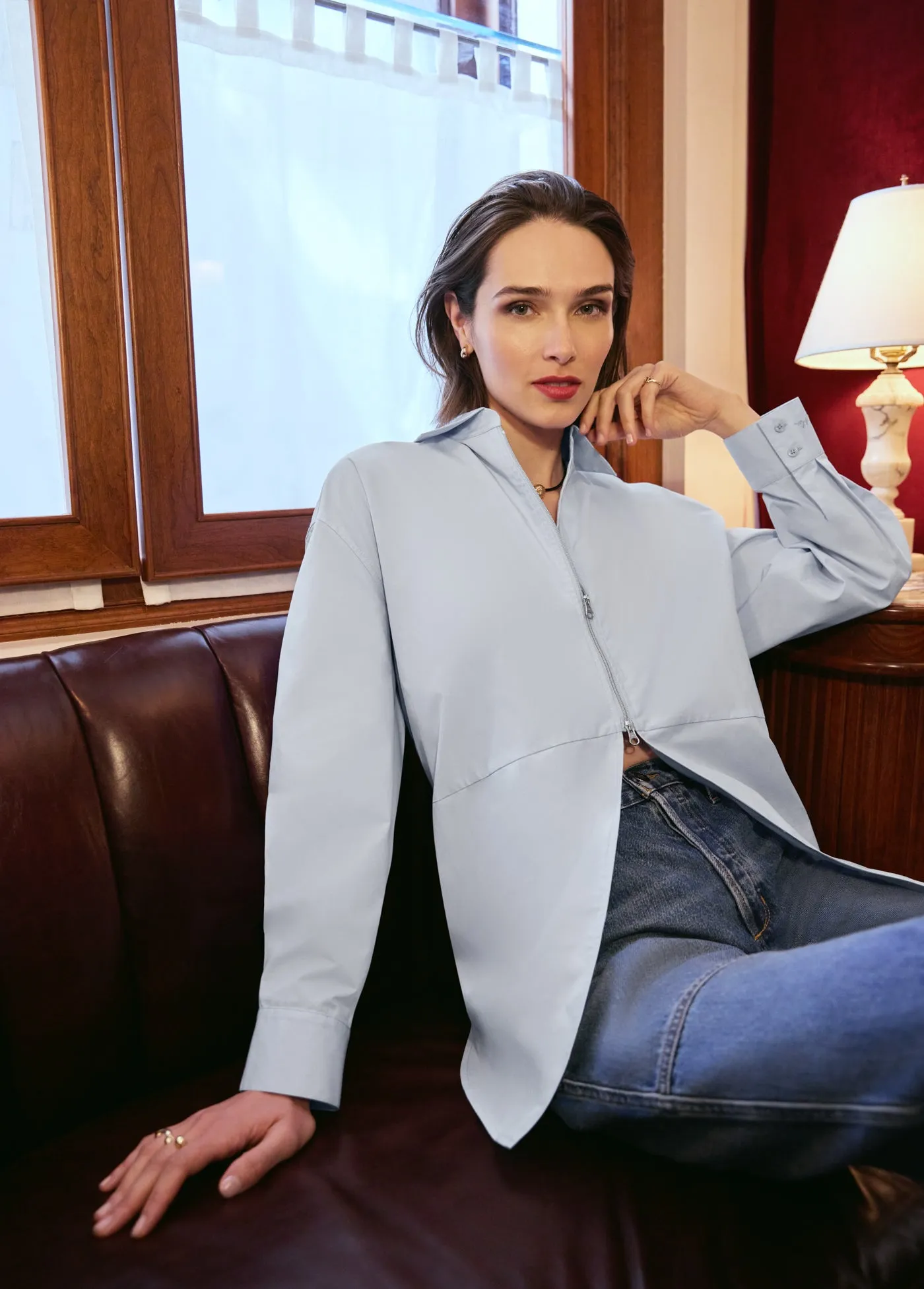 THE ZIP IT SHIRT sold by Favorite Daughter