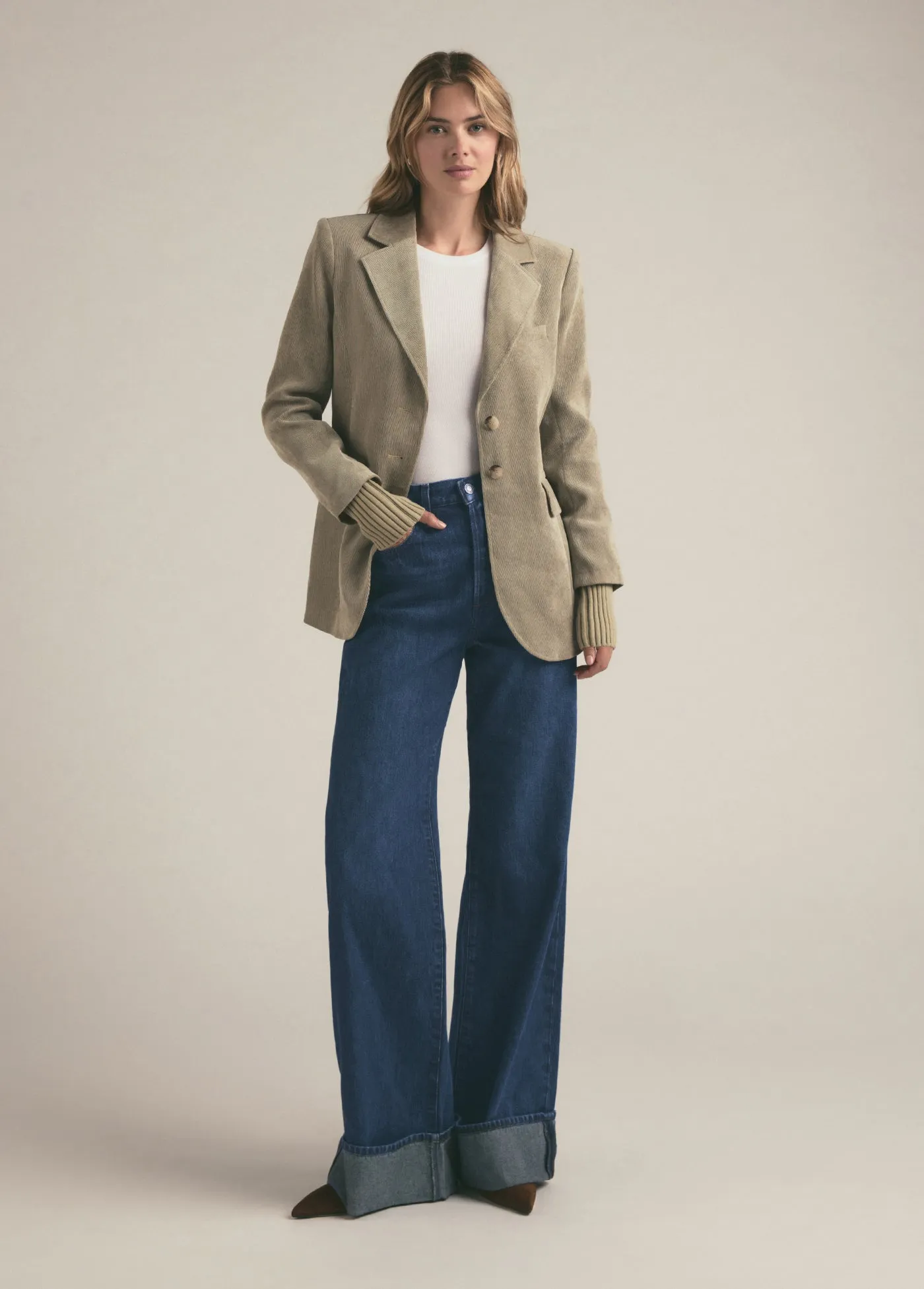 THE CITY CORDUROY BLAZER sold by Favorite Daughter