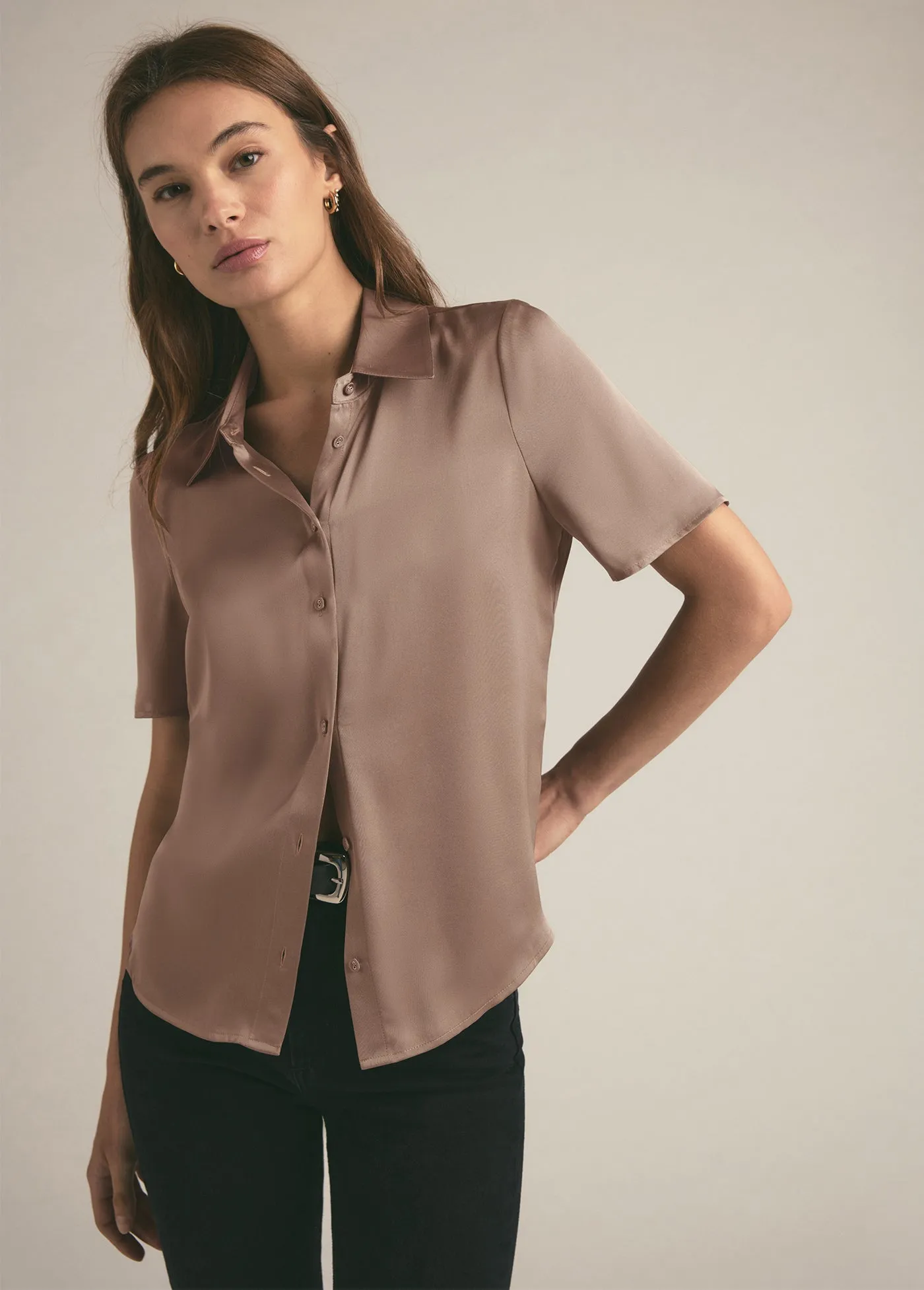 THE TAKE ME SERIOUSLY SHORT SLEEVE TOP sold by Favorite Daughter product image thumbnail 4
