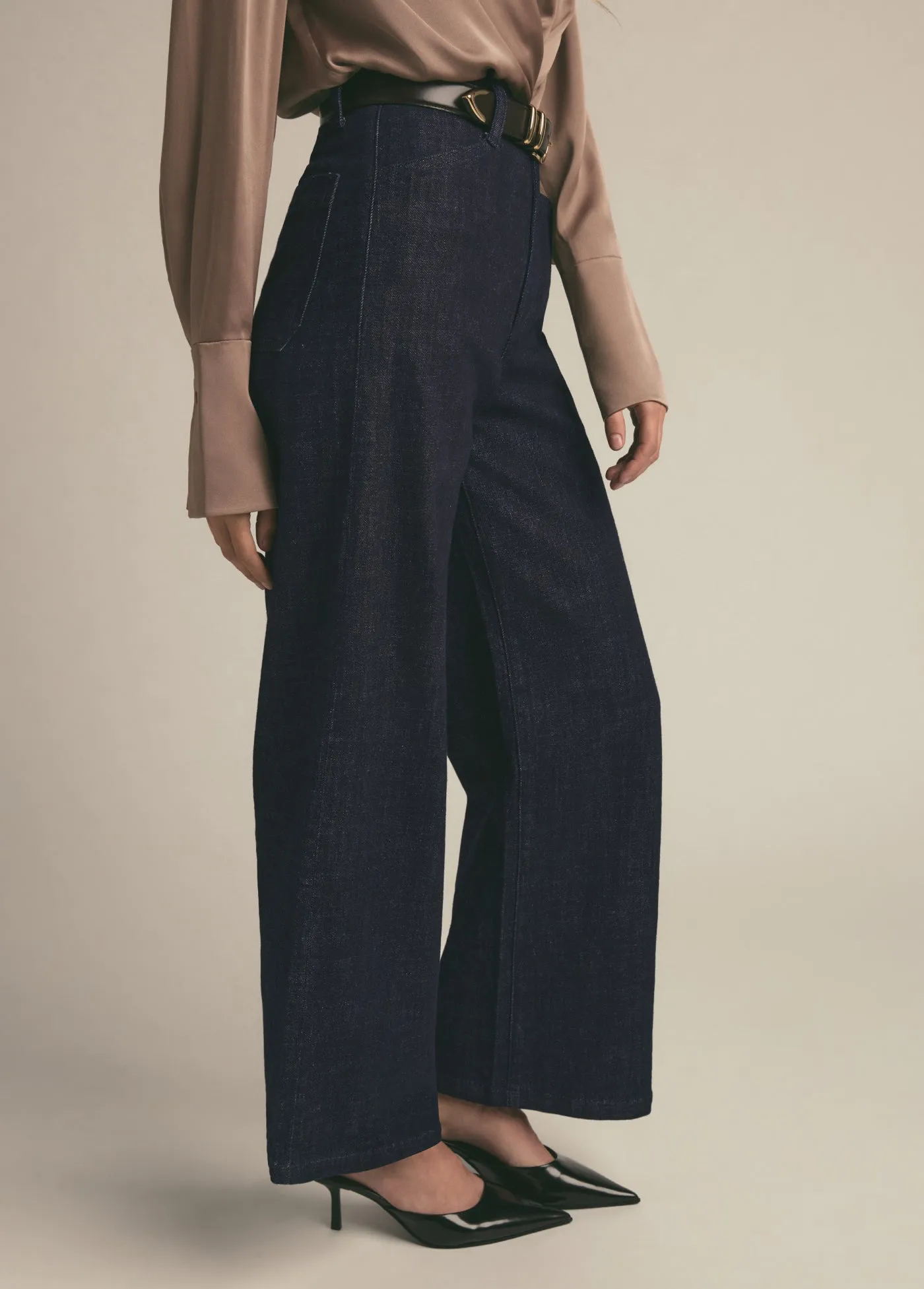 THE MISCHA SUPER HIGH RISE WIDE LEG ANKLE sold by Favorite Daughter product image thumbnail 5