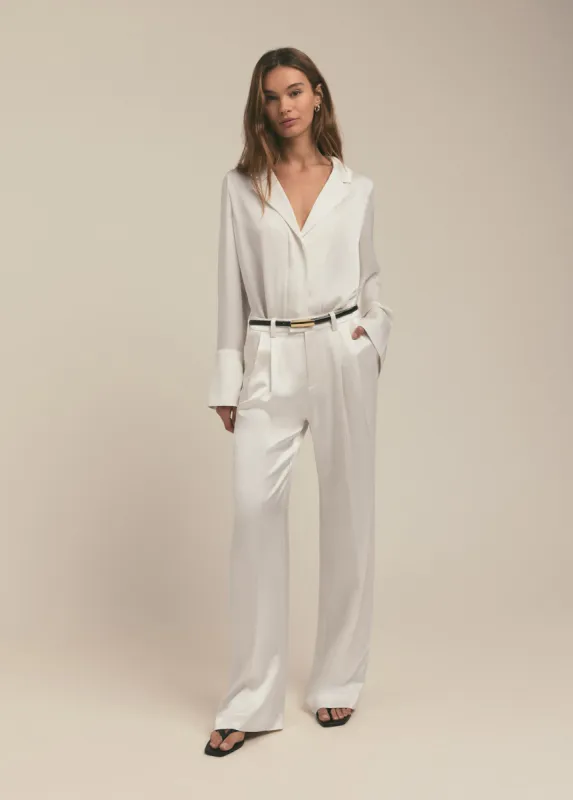 THE LOW FAVORITE SATIN PANT made by Favorite Daughter