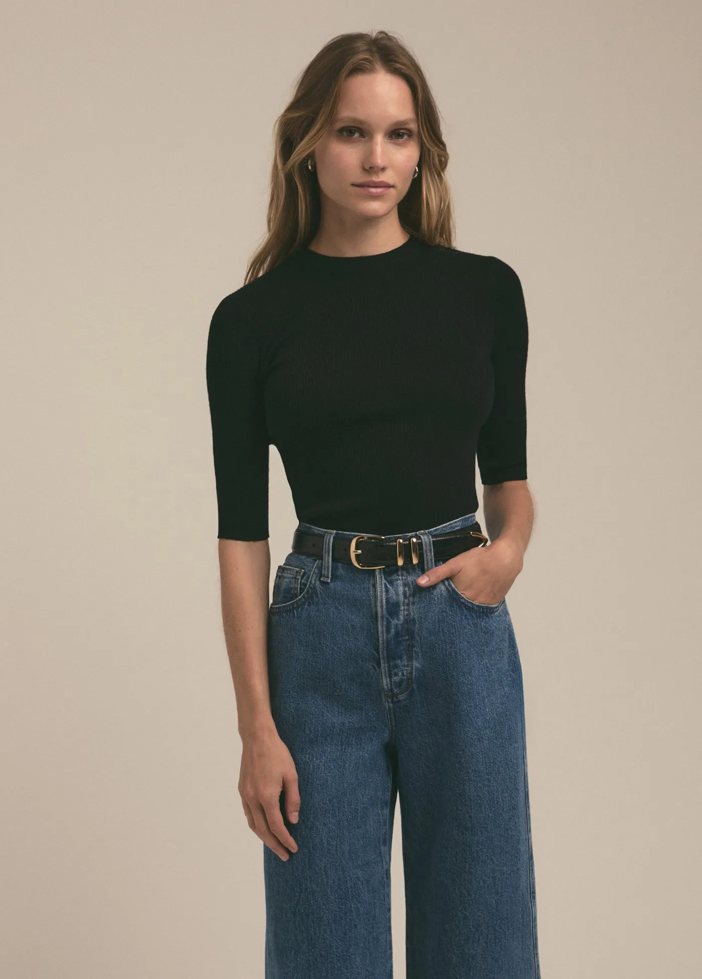 THE AMELIA CREWNECK TOP sold by Favorite Daughter