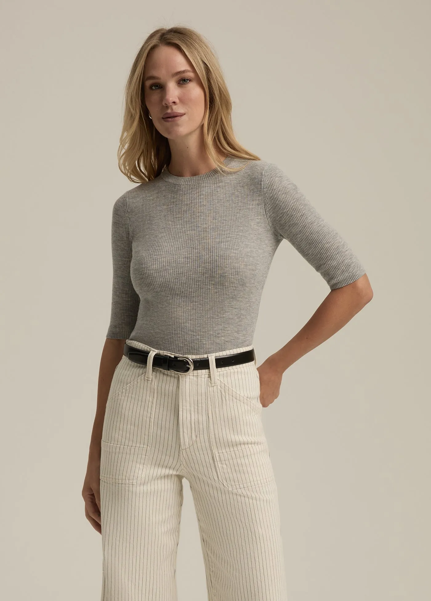 THE AMELIA CREWNECK TOP sold by Favorite Daughter