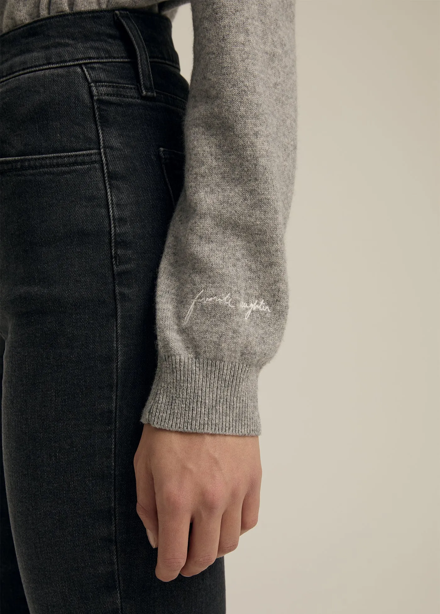 THE FAVORITE CASHMERE CREW sold by Favorite Daughter product image thumbnail 2