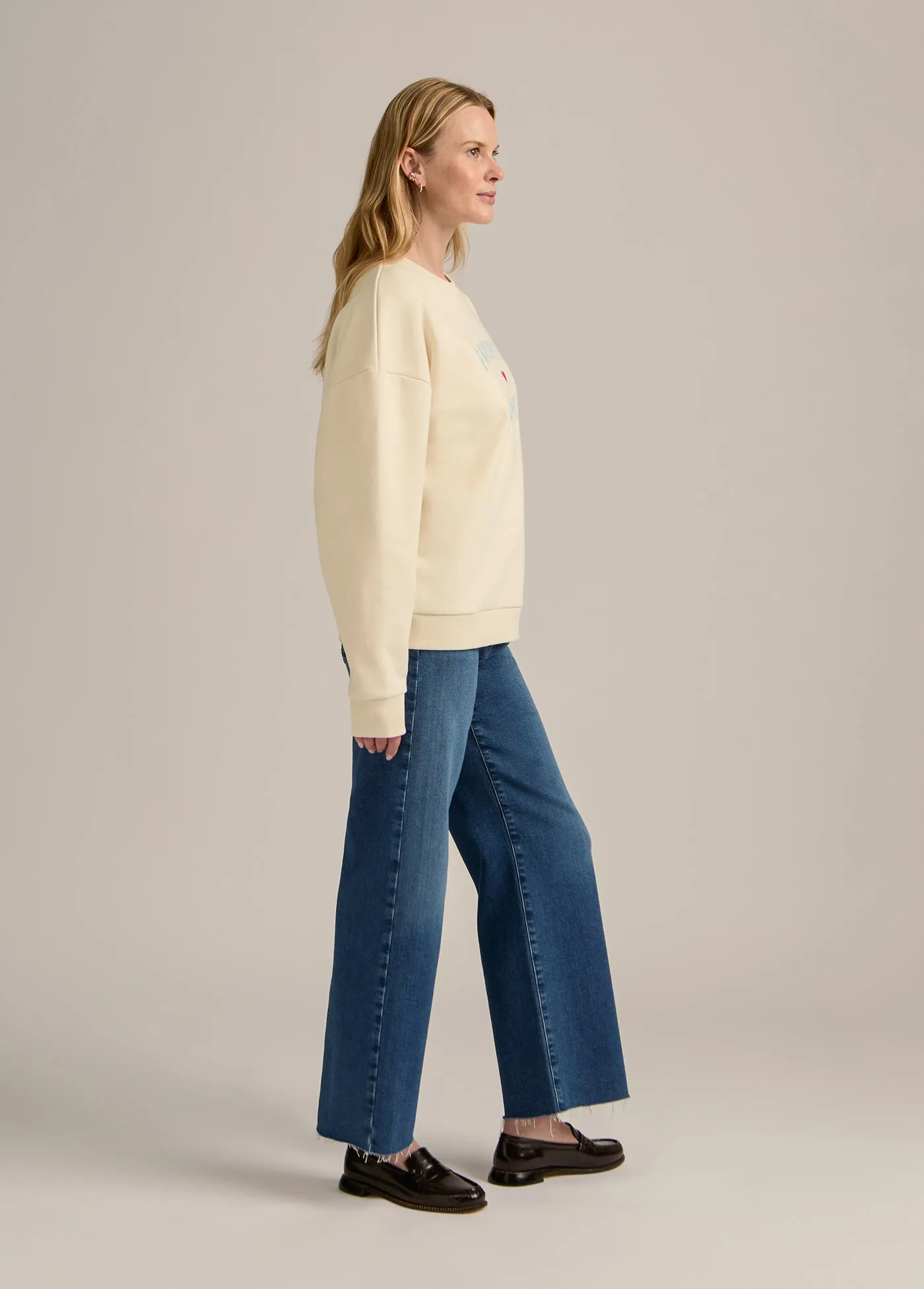 FAVORITE AUNT HEART LOGO SWEATSHIRT sold by Favorite Daughter product image thumbnail 3