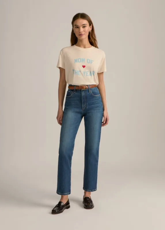 MOM OF THE YEAR TEE sold by Favorite Daughter