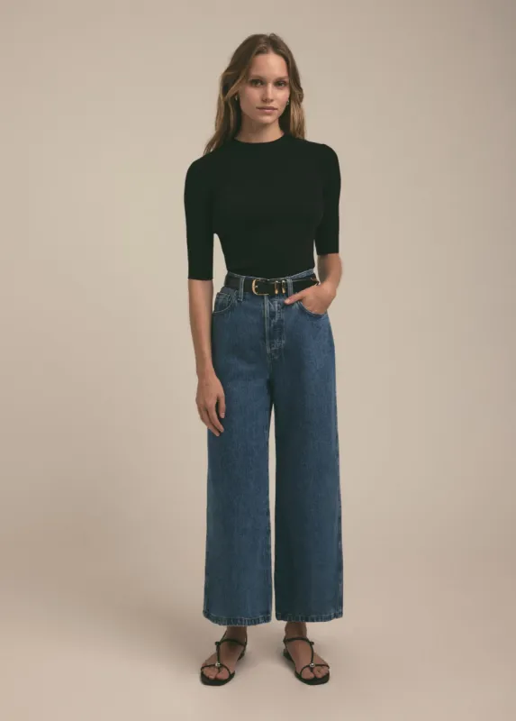 THE MASHA SUPER HIGH RISE WIDE LEG CROP sold by Favorite Daughter