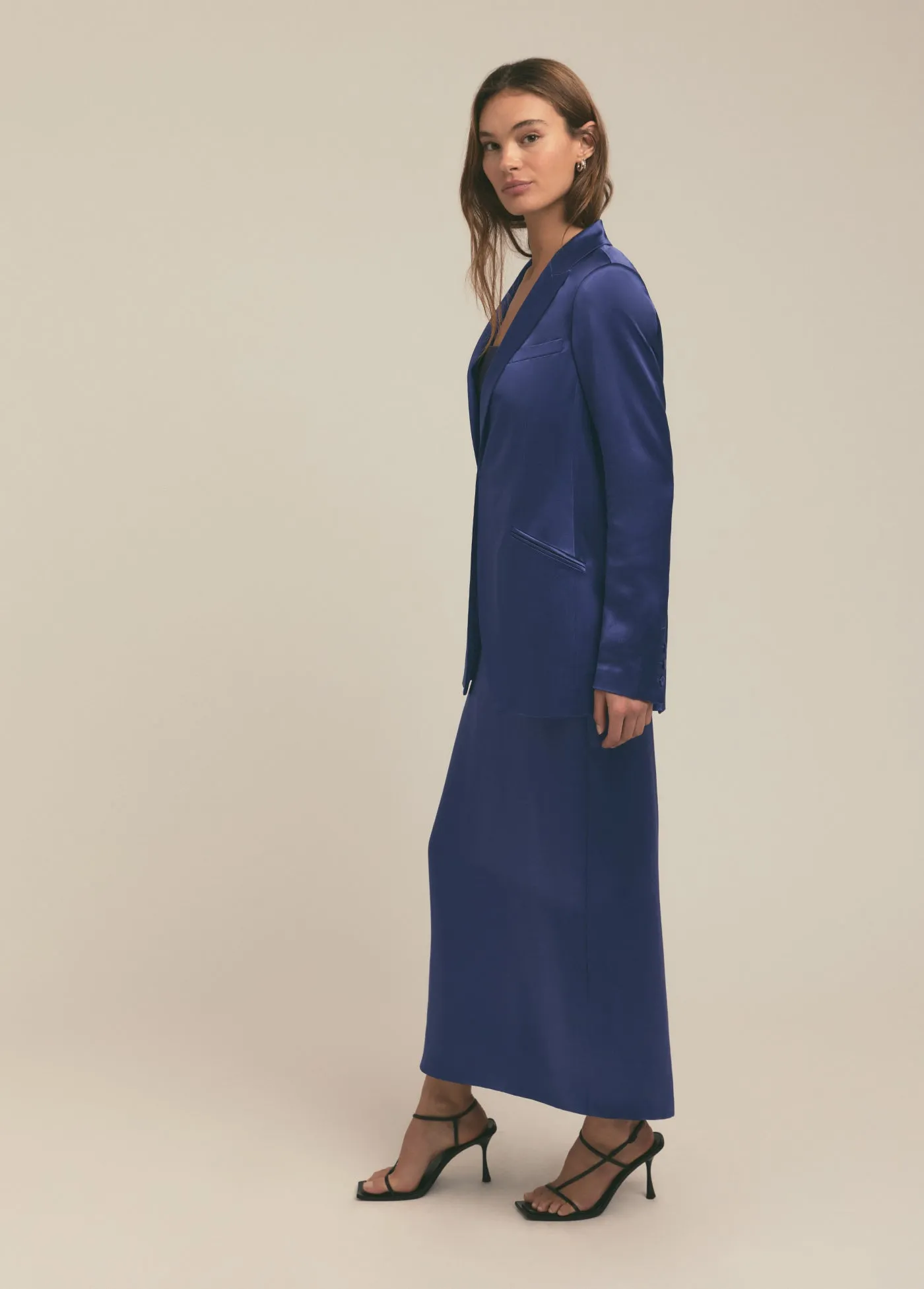 THE SATIN BLAZER sold by Favorite Daughter product image thumbnail 5