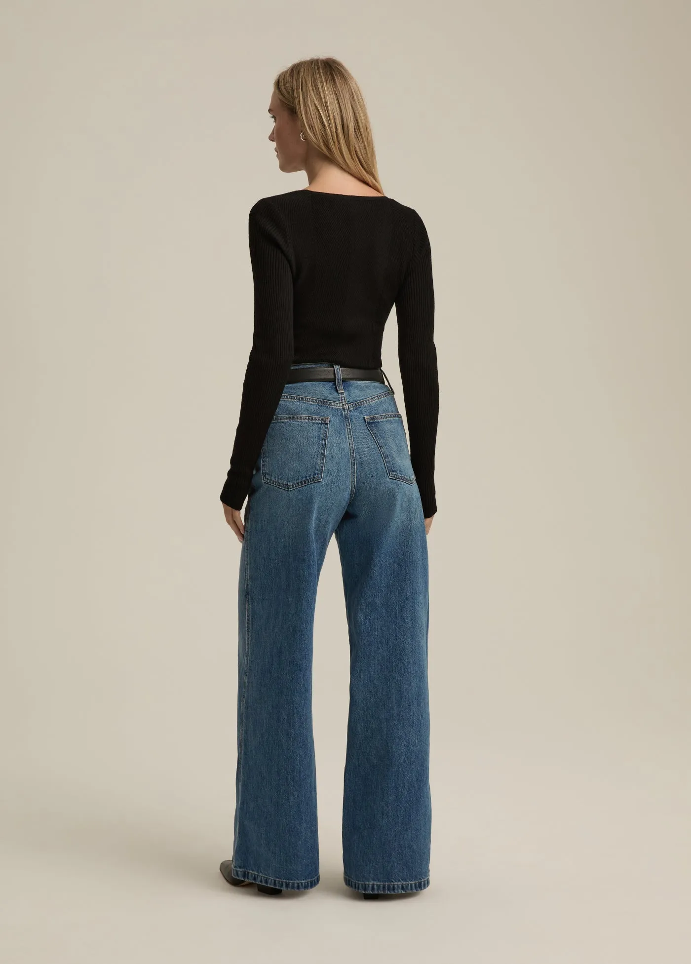 THE MASHA SUPER HIGH RISE WIDE LEG sold by Favorite Daughter product image thumbnail 5