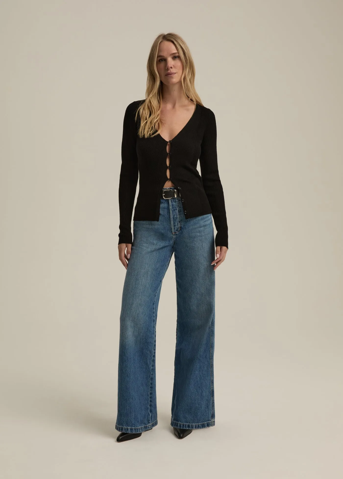 THE MASHA SUPER HIGH RISE WIDE LEG sold by Favorite Daughter product image thumbnail 2