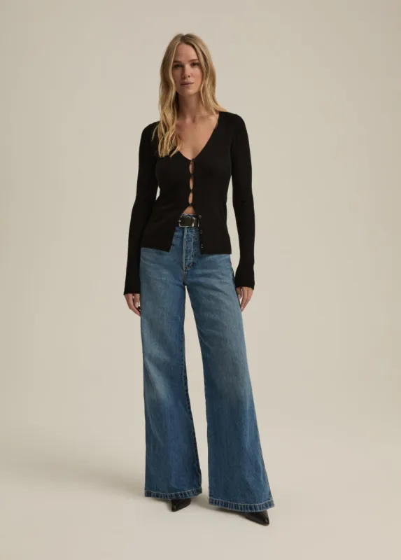 THE MASHA SUPER HIGH RISE WIDE LEG sold by Favorite Daughter