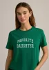 THE CROPPED COLLEGIATE TEE sold by Favorite Daughter