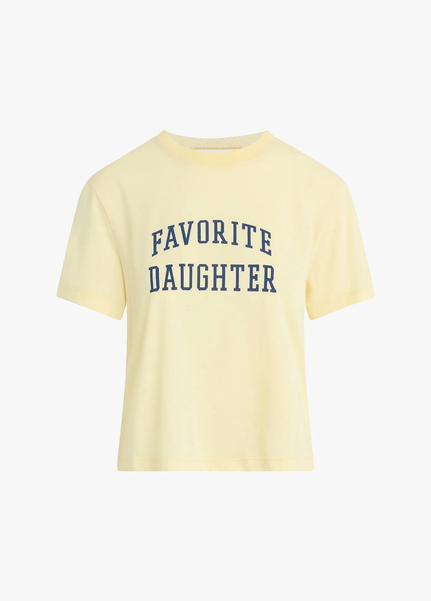 THE CROPPED COLLEGIATE TEE sold by Favorite Daughter product image thumbnail 5