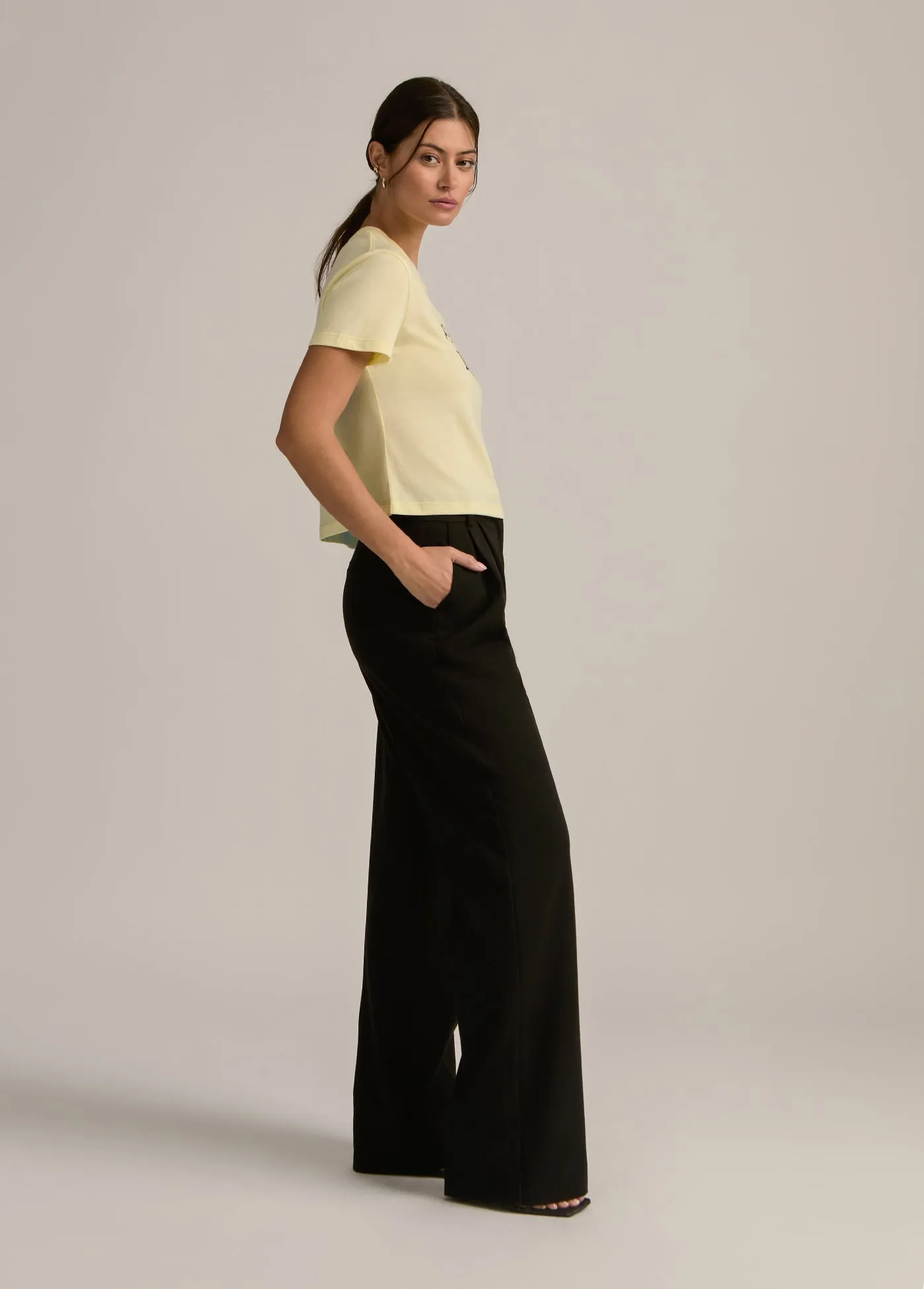 THE CROPPED COLLEGIATE TEE sold by Favorite Daughter product image thumbnail 3