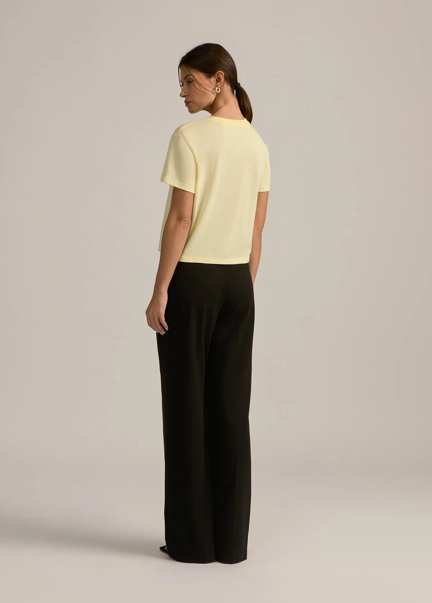 THE CROPPED COLLEGIATE TEE sold by Favorite Daughter product image thumbnail 4