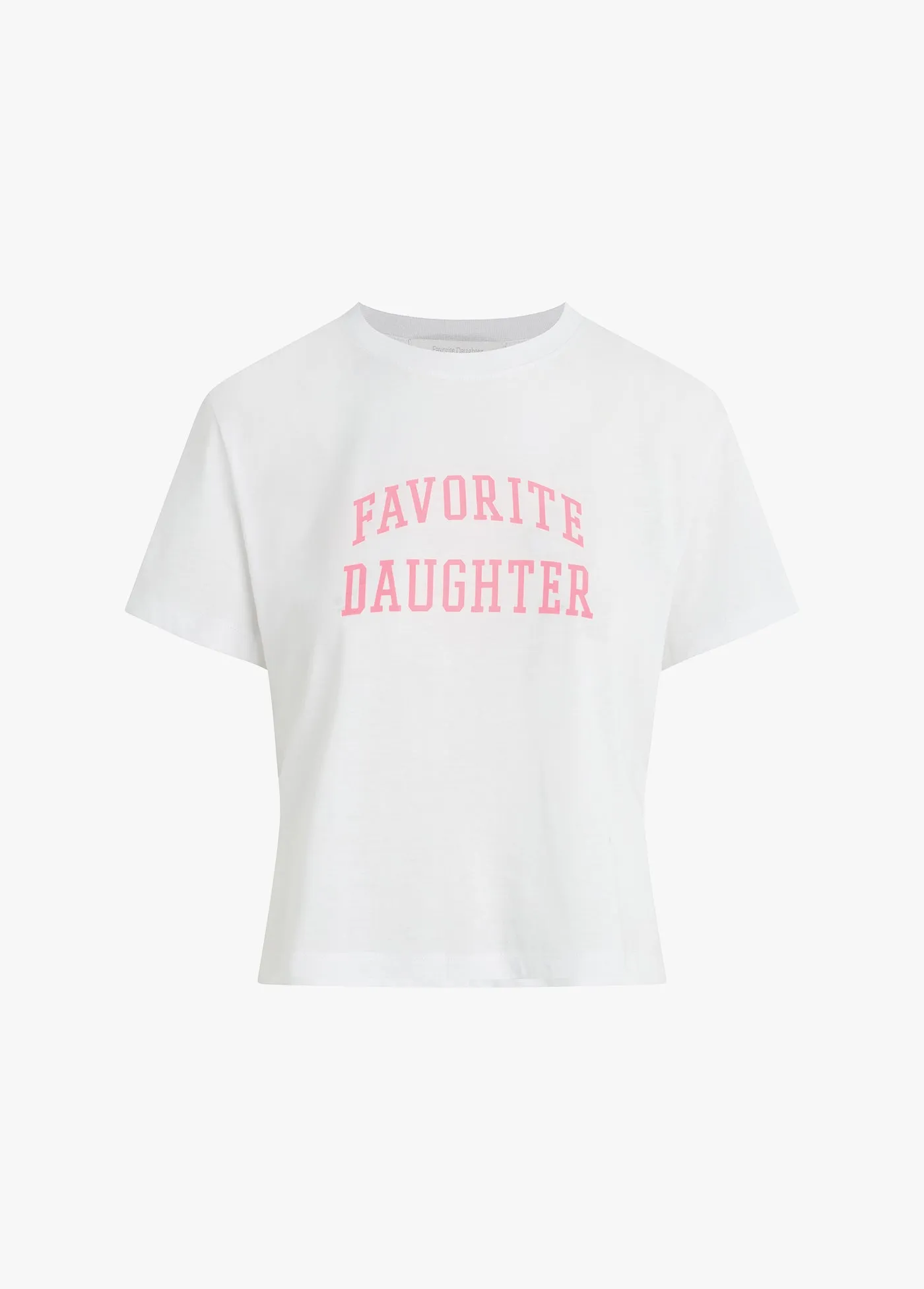 THE CROPPED COLLEGIATE TEE sold by Favorite Daughter product image thumbnail 3