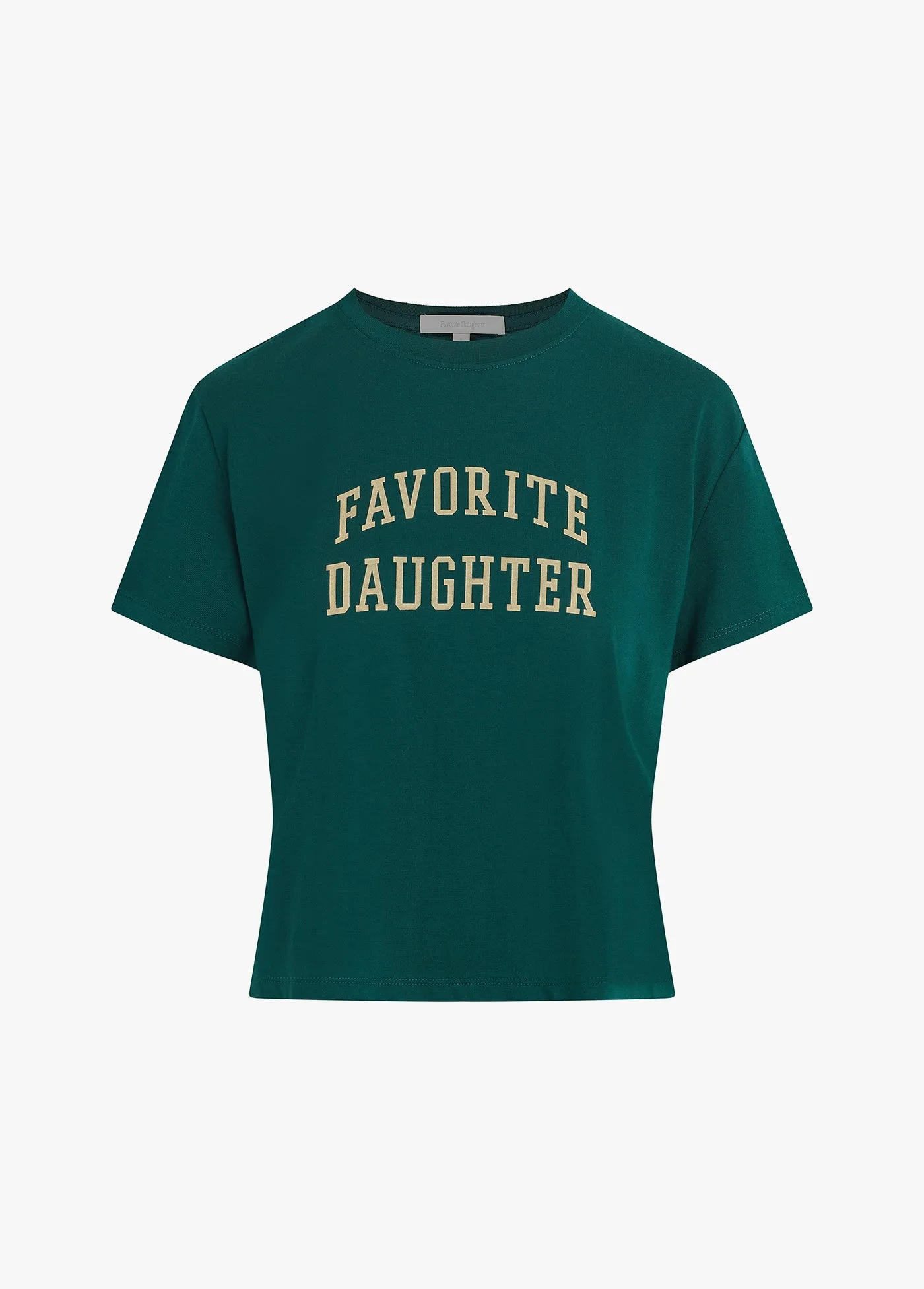 THE CROPPED COLLEGIATE TEE sold by Favorite Daughter product image thumbnail 4