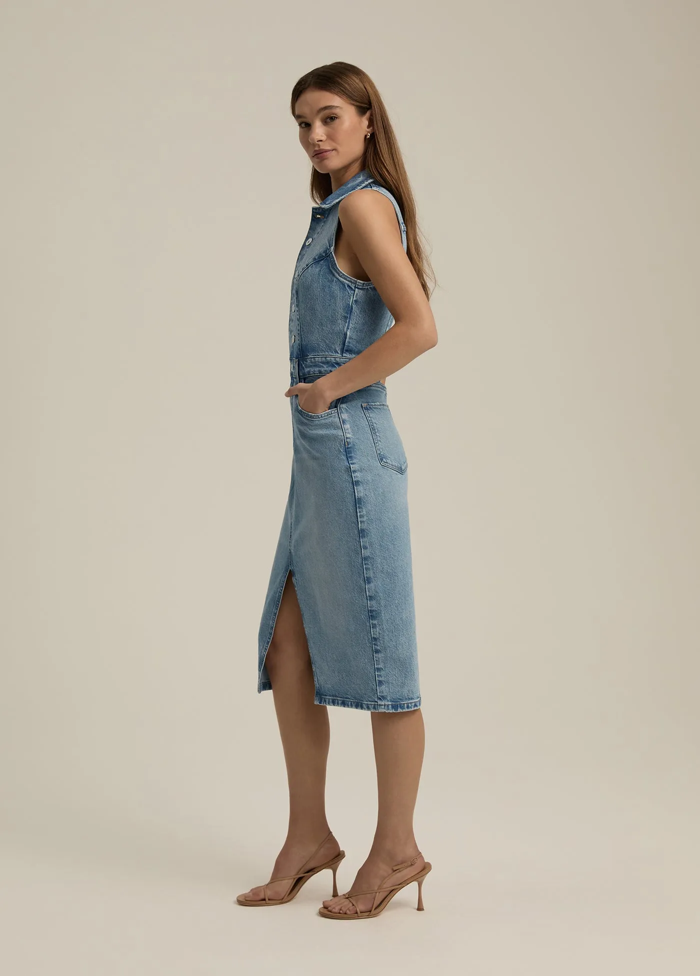 THE HALTER CITY DRESS sold by Favorite Daughter product image thumbnail 3